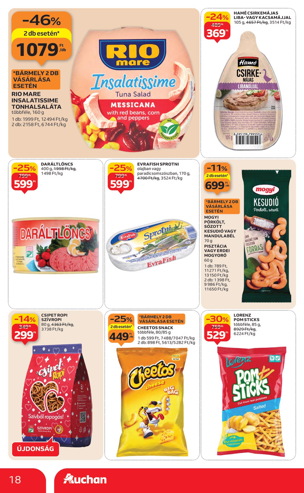 auchan - Auchan Hipermarket akciós újság, érvényes 01.29. - 02.04. - page: 18