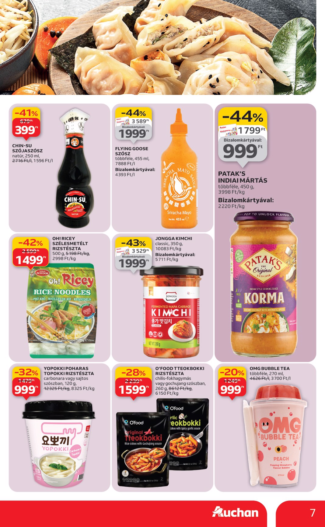 auchan - Auchan - Ázsiai hetek akciós újság, érvényes 01.29. - 02.11. - page: 7