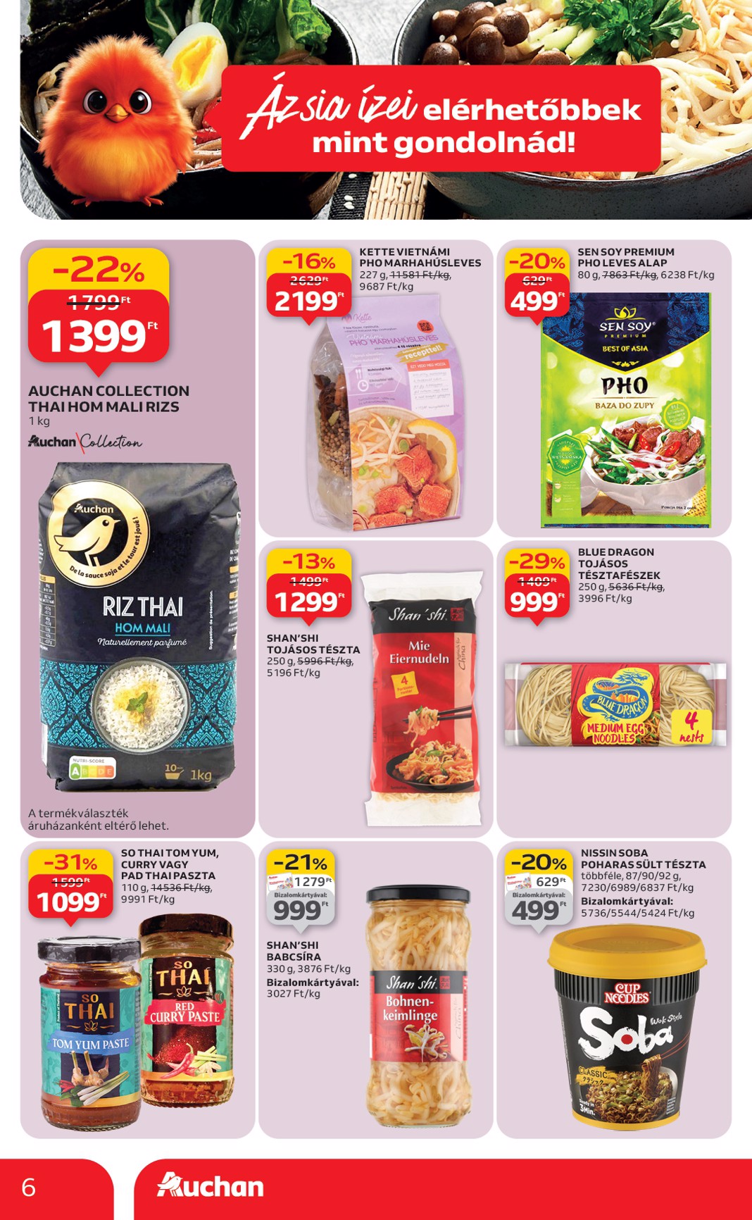 auchan - Auchan - Ázsiai hetek akciós újság, érvényes 01.29. - 02.11. - page: 6