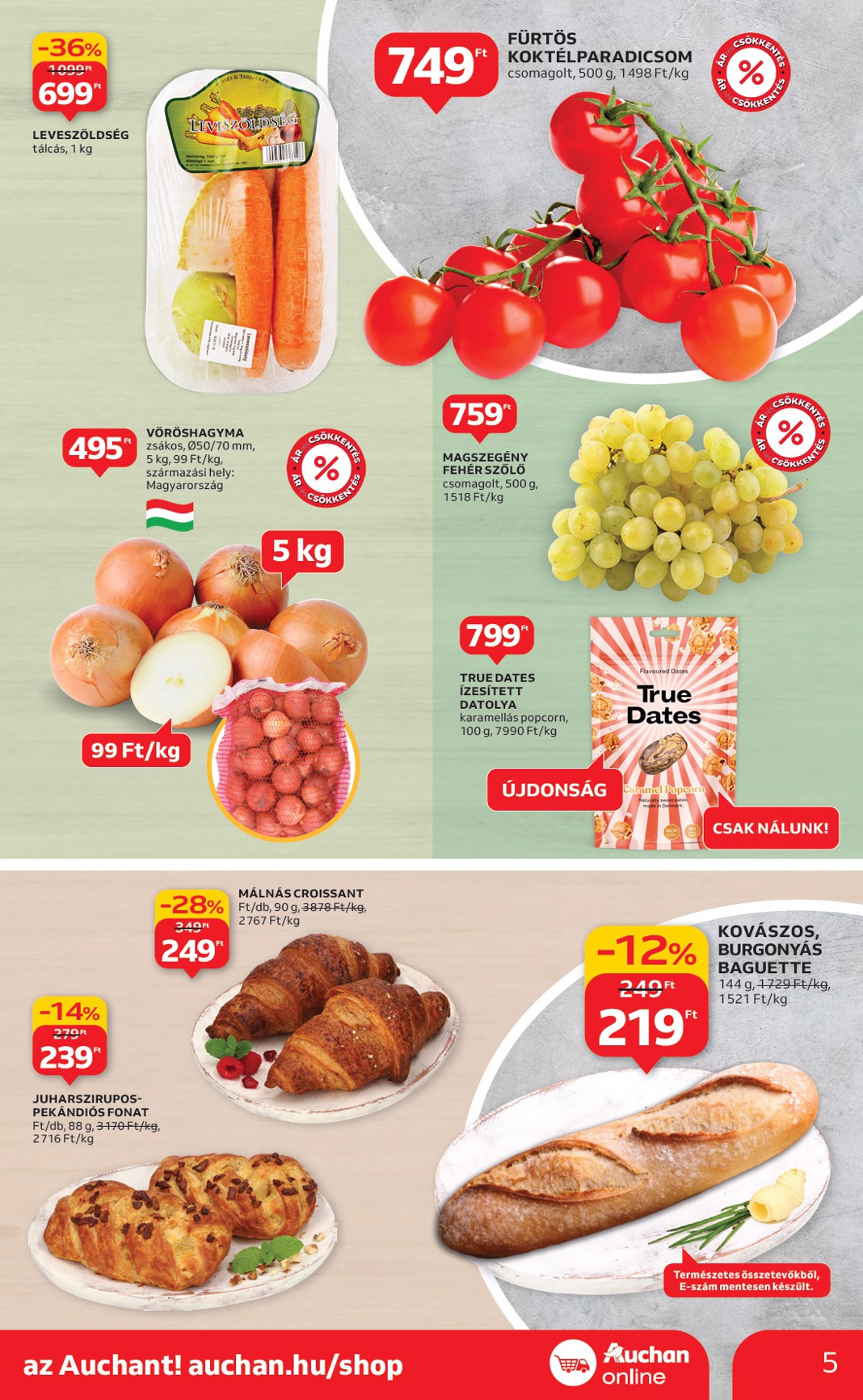 auchan - Auchan szupermarket akciós újság, érvényes 01.29. - 02.04. - page: 5