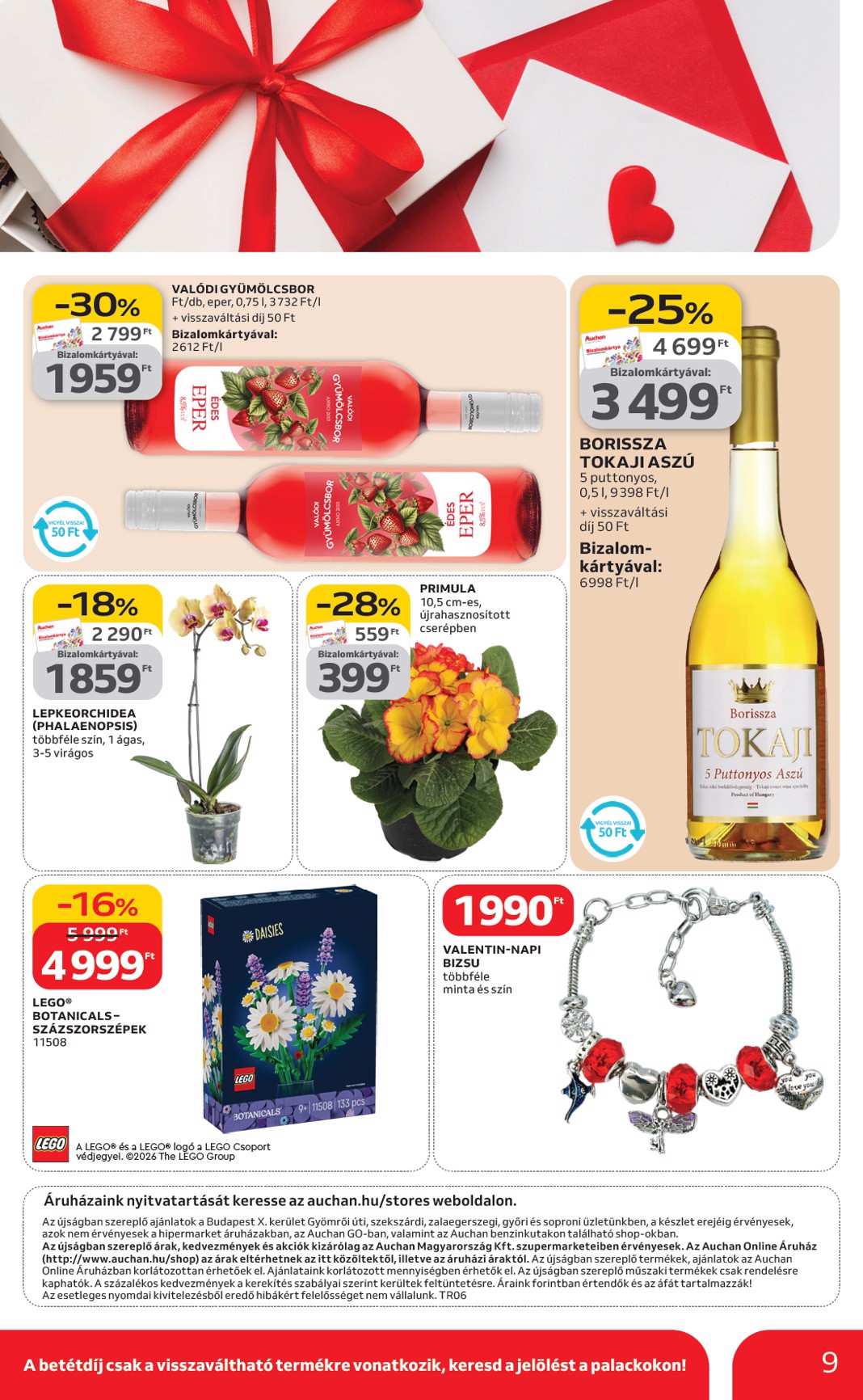 auchan - Auchan szupermarket - Kéthetes Szupermarket ajánlataink akciós újság, érvényes 2026.02.05. - 2026.02.18. - page: 9