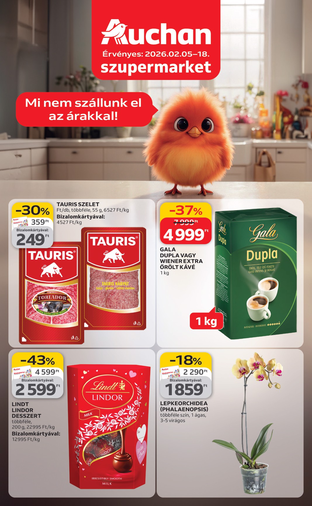 auchan - Auchan szupermarket - Kéthetes Szupermarket ajánlataink akciós újság, érvényes 2026.02.05. - 2026.02.18.