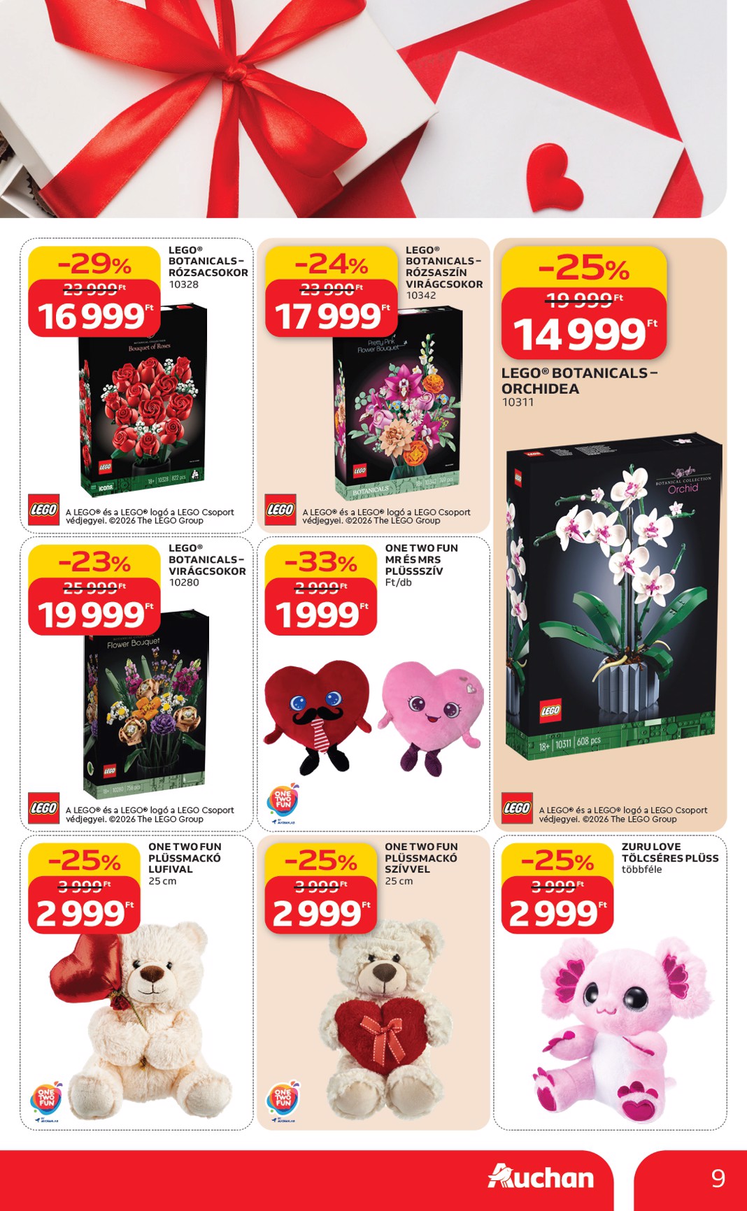 auchan - Auchan Hipermarket - Valentin napi ajánlataink akciós újság, érvényes 2026.02.05. - 2026.02.18. - page: 9