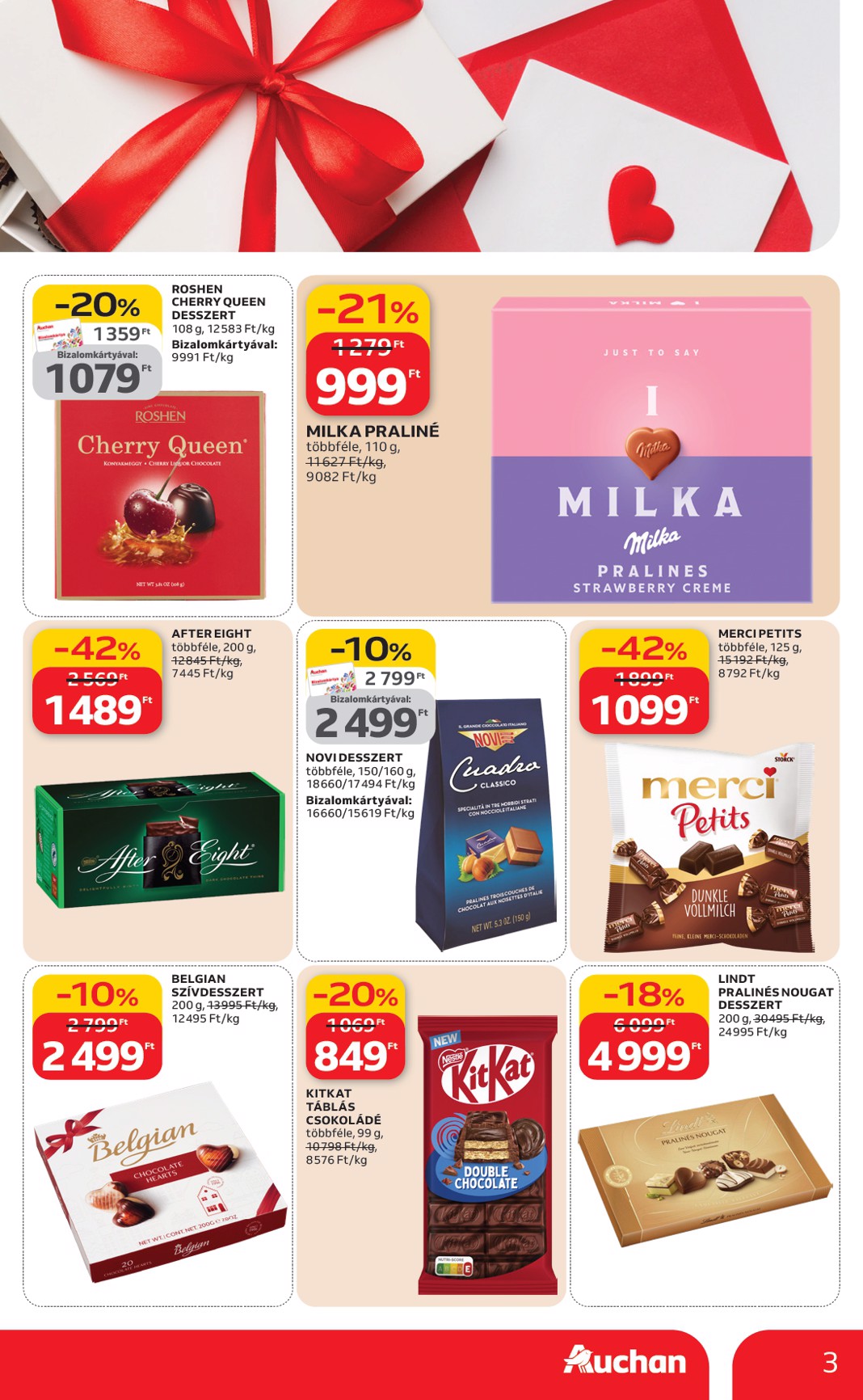 auchan - Auchan Hipermarket - Valentin napi ajánlataink akciós újság, érvényes 2026.02.05. - 2026.02.18. - page: 3