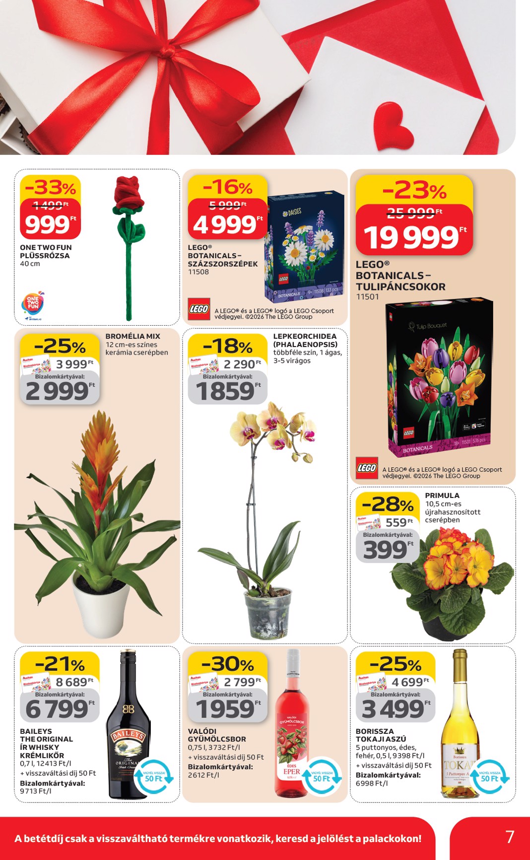 auchan - Auchan Hipermarket - Valentin napi ajánlataink akciós újság, érvényes 2026.02.05. - 2026.02.18. - page: 7