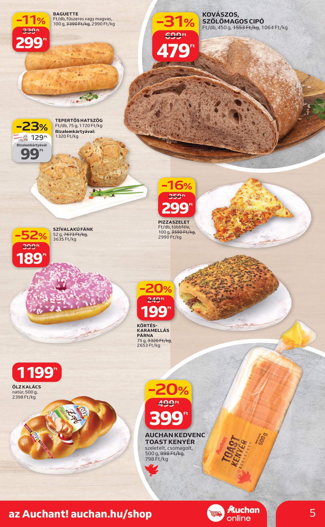 auchan - Auchan szupermarket akciós újság, érvényes 2026.02.05. - 2026.02.11. - page: 5