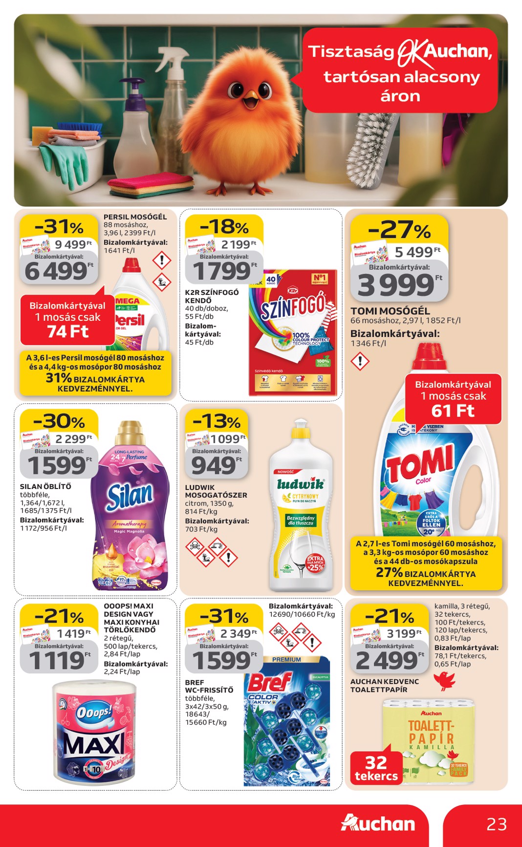 auchan - Auchan Hipermarket akciós újság, érvényes 2026.02.05. - 2026.02.11. - page: 23