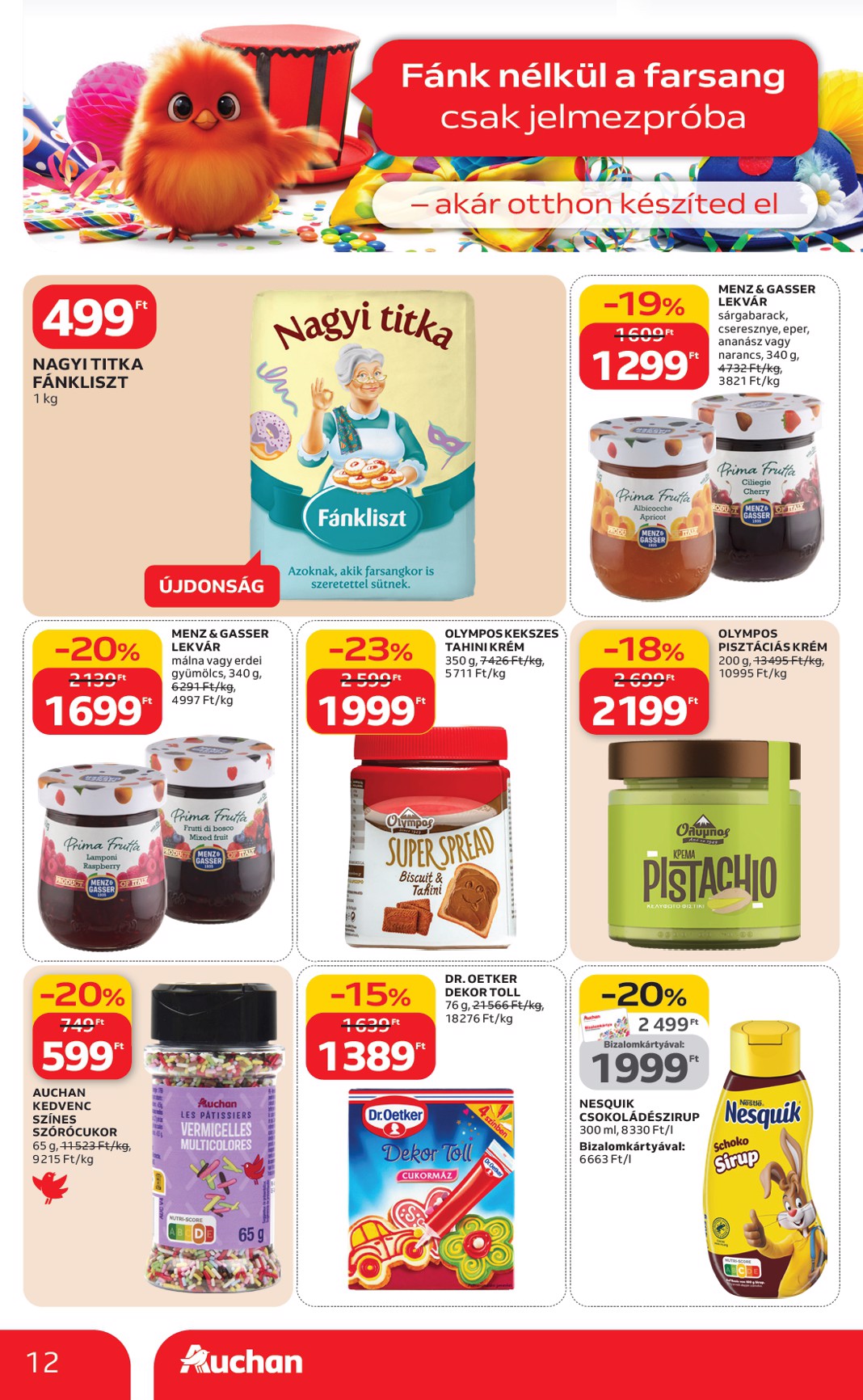 auchan - Auchan Hipermarket akciós újság, érvényes 2026.02.05. - 2026.02.11. - page: 12