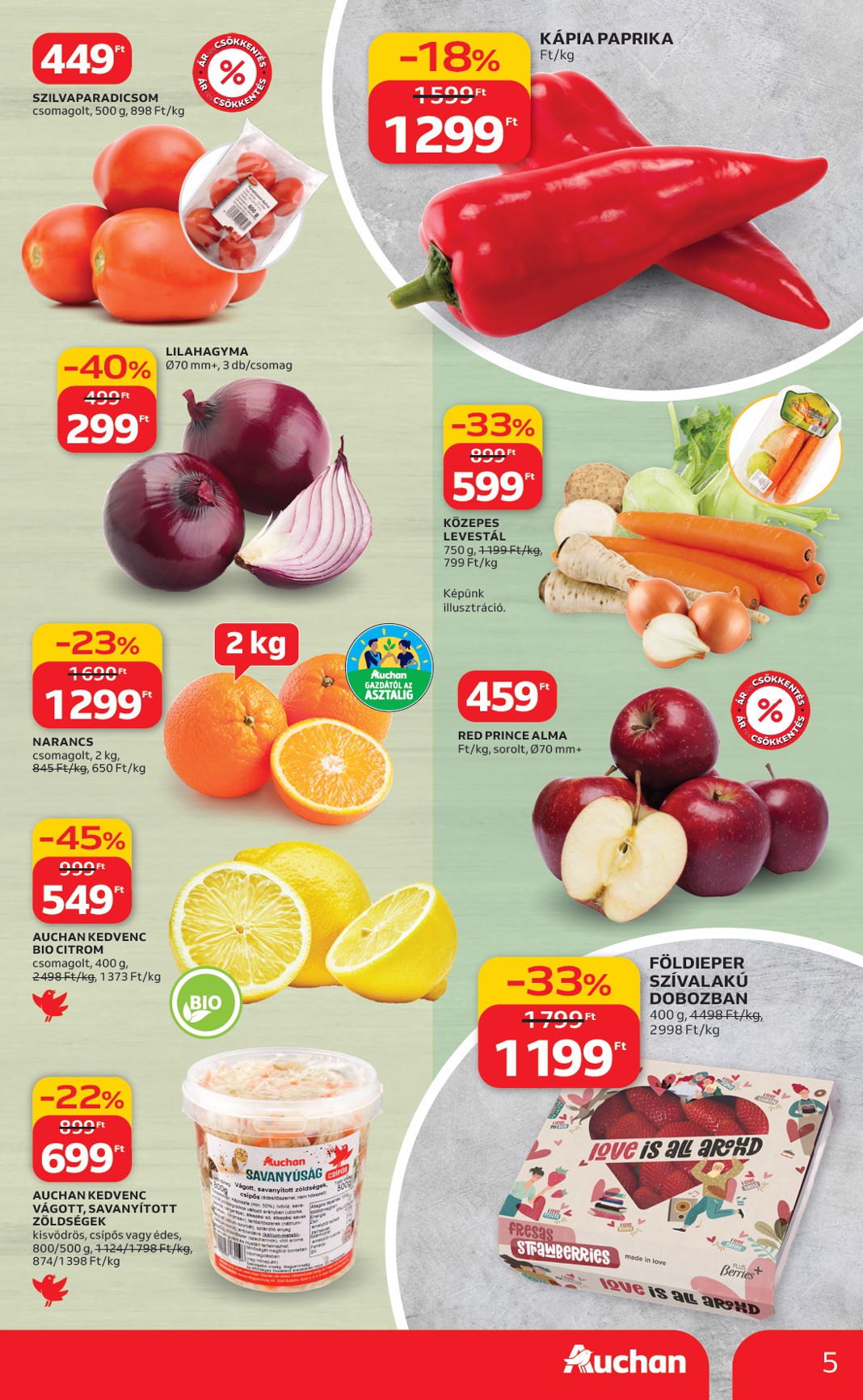 auchan - Auchan Hipermarket akciós újság, érvényes 2026.02.05. - 2026.02.11. - page: 5