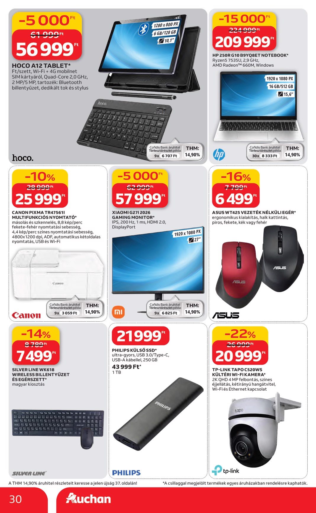 auchan - Auchan Hipermarket - Kedvenc Márkáink akciós újság, érvényes 2026.02.05. - 2026.02.18. - page: 30