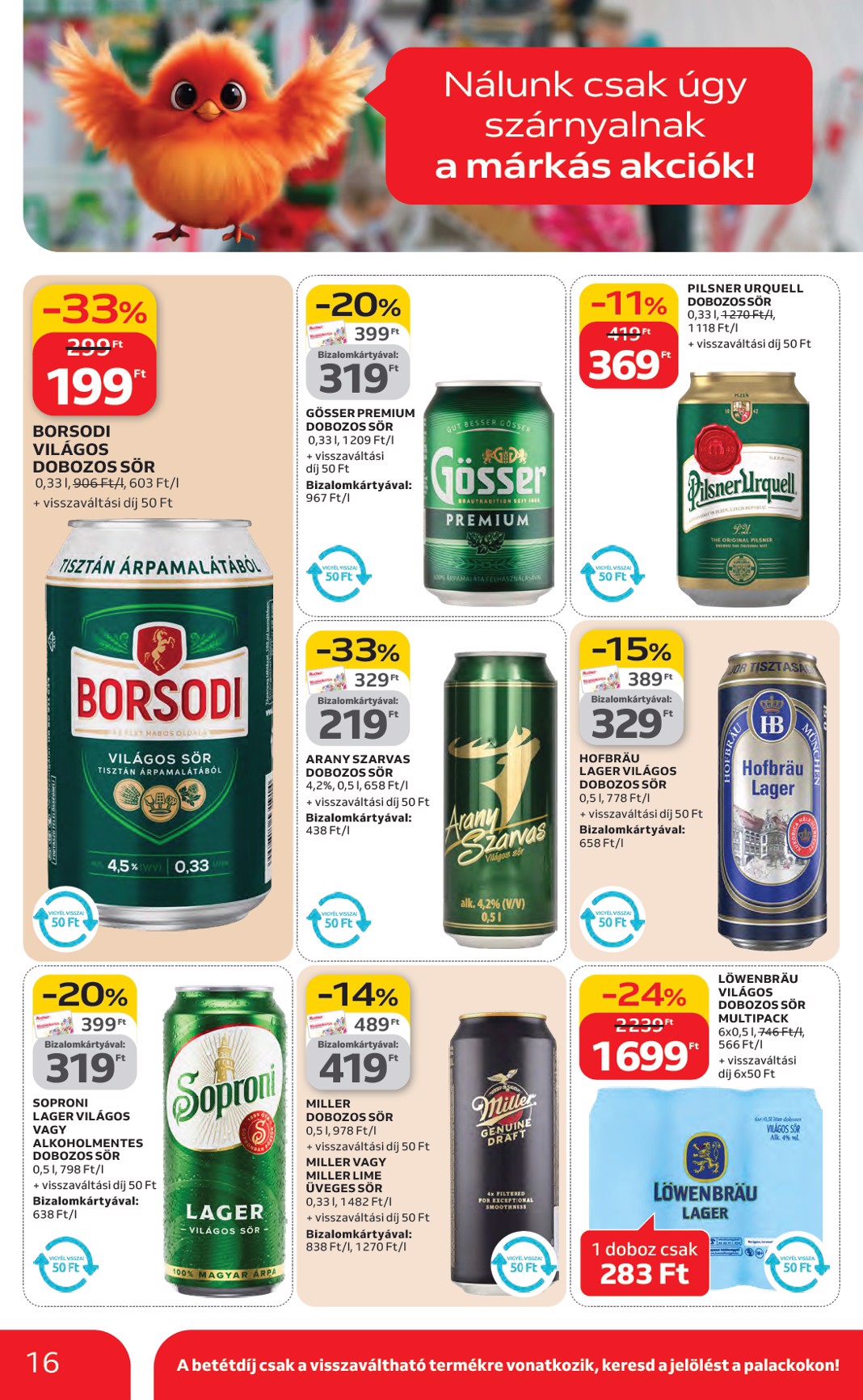 auchan - Auchan Hipermarket - Kedvenc Márkáink akciós újság, érvényes 2026.02.05. - 2026.02.18. - page: 16