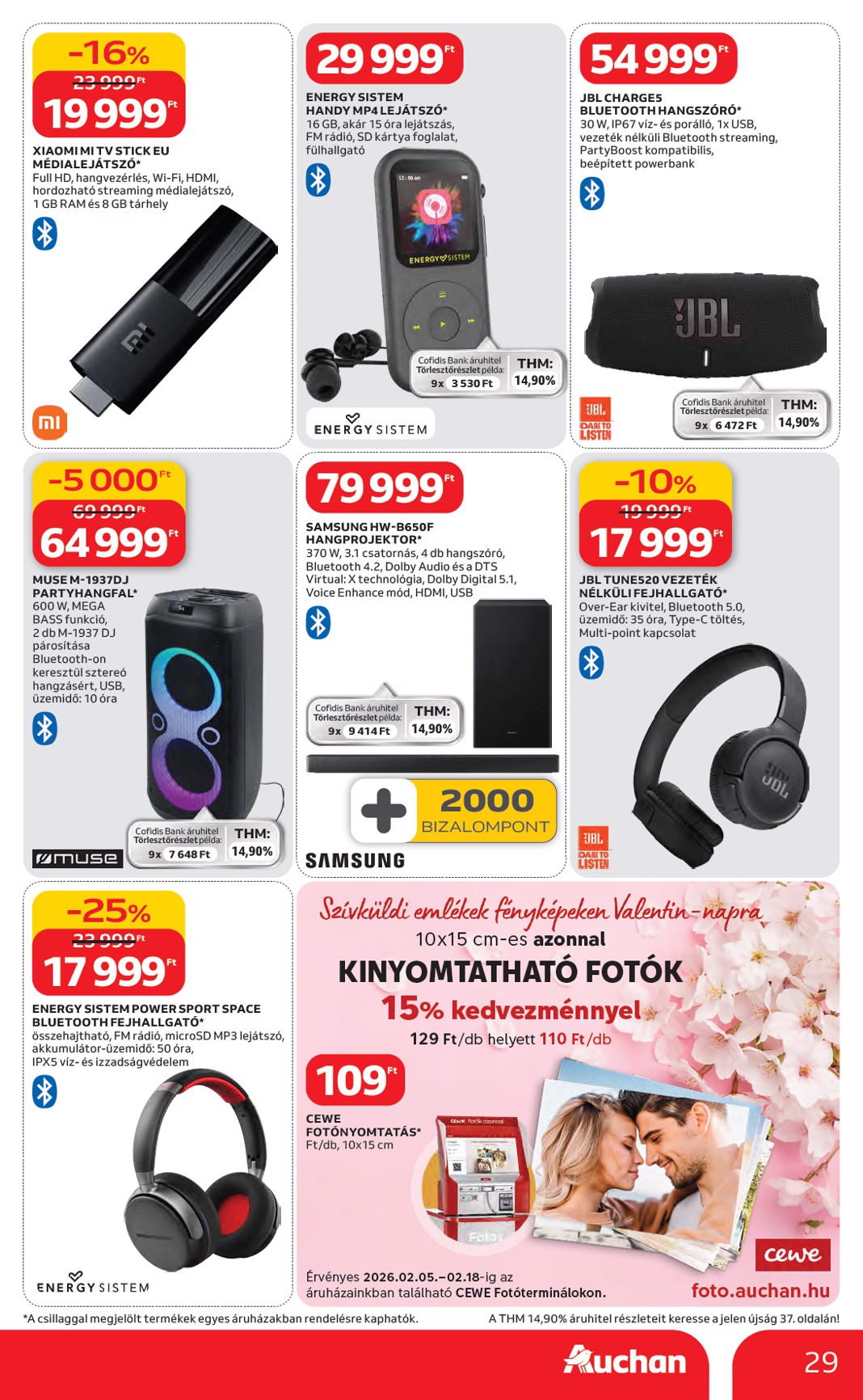 auchan - Auchan Hipermarket - Kedvenc Márkáink akciós újság, érvényes 2026.02.05. - 2026.02.18. - page: 29