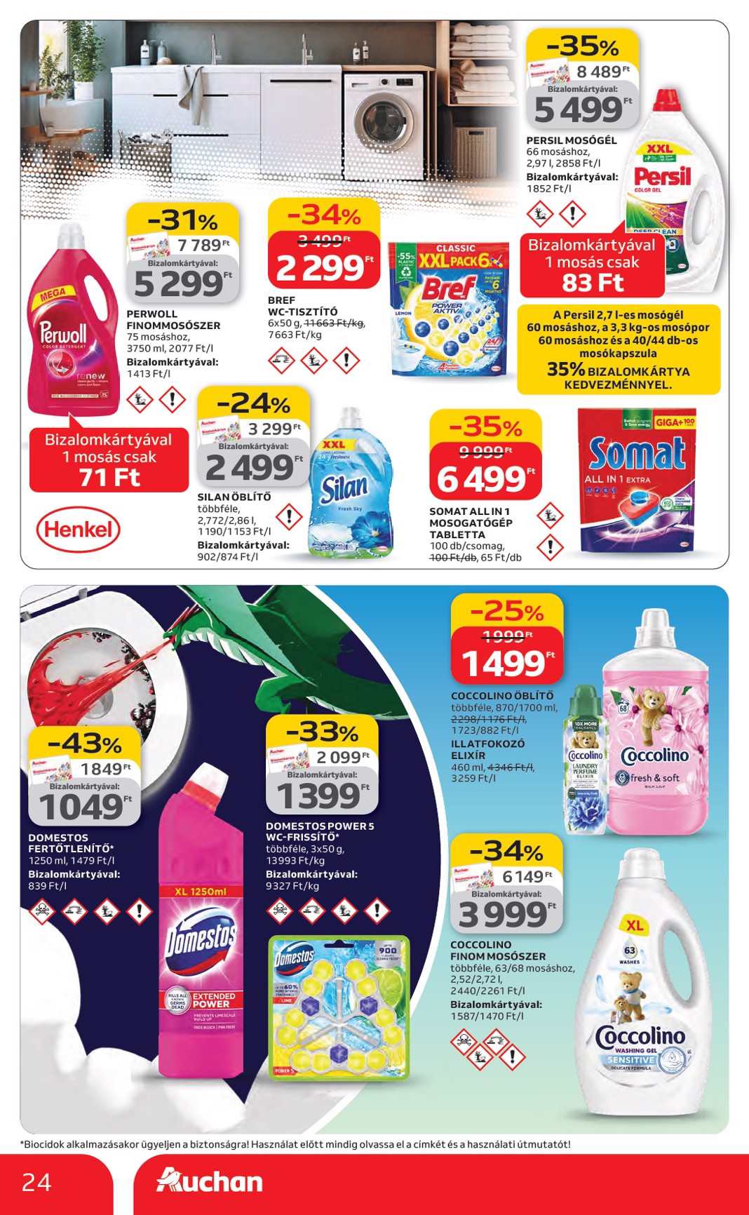 auchan - Auchan Hipermarket - Kedvenc Márkáink akciós újság, érvényes 2026.02.05. - 2026.02.18. - page: 24