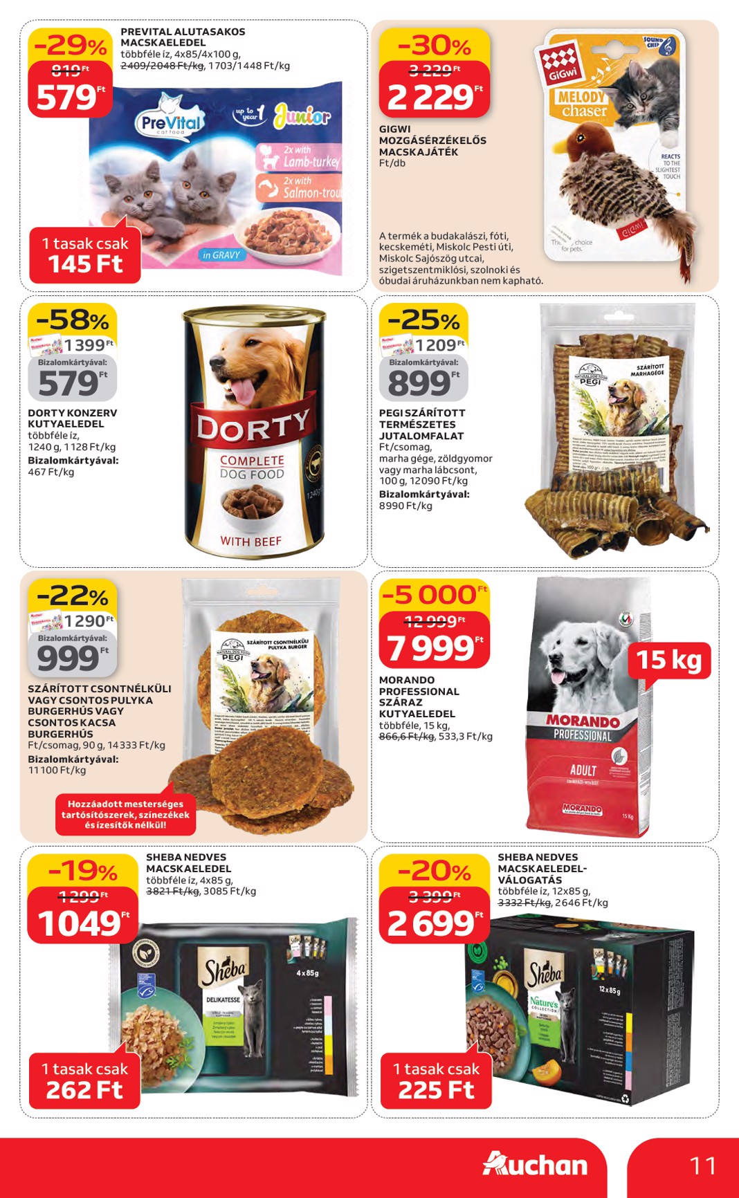 auchan - Auchan Hipermarket - Kedvenc Márkáink akciós újság, érvényes 2026.02.05. - 2026.02.18. - page: 11