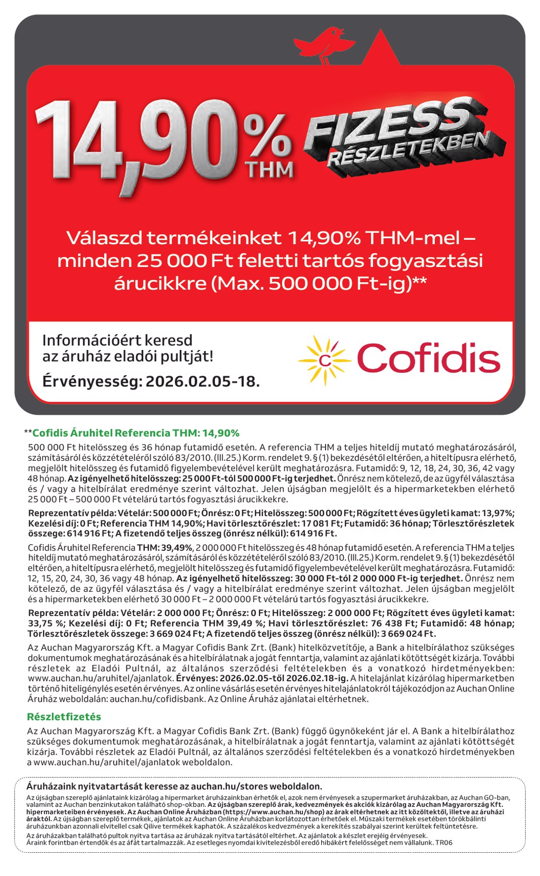 auchan - Auchan Hipermarket - Kedvenc Márkáink akciós újság, érvényes 2026.02.05. - 2026.02.18. - page: 37