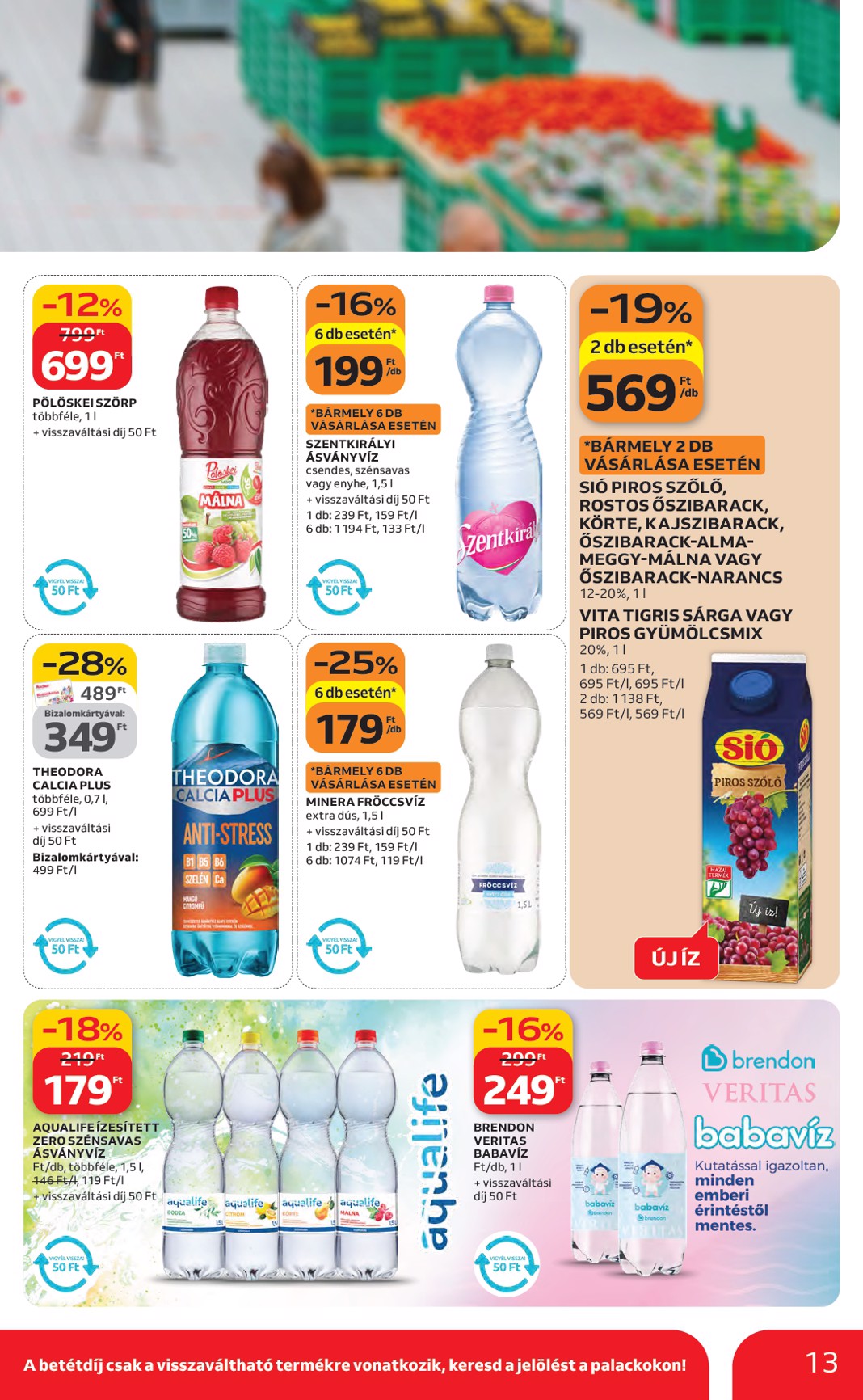 auchan - Auchan Hipermarket - Kedvenc Márkáink akciós újság, érvényes 2026.02.05. - 2026.02.18. - page: 13