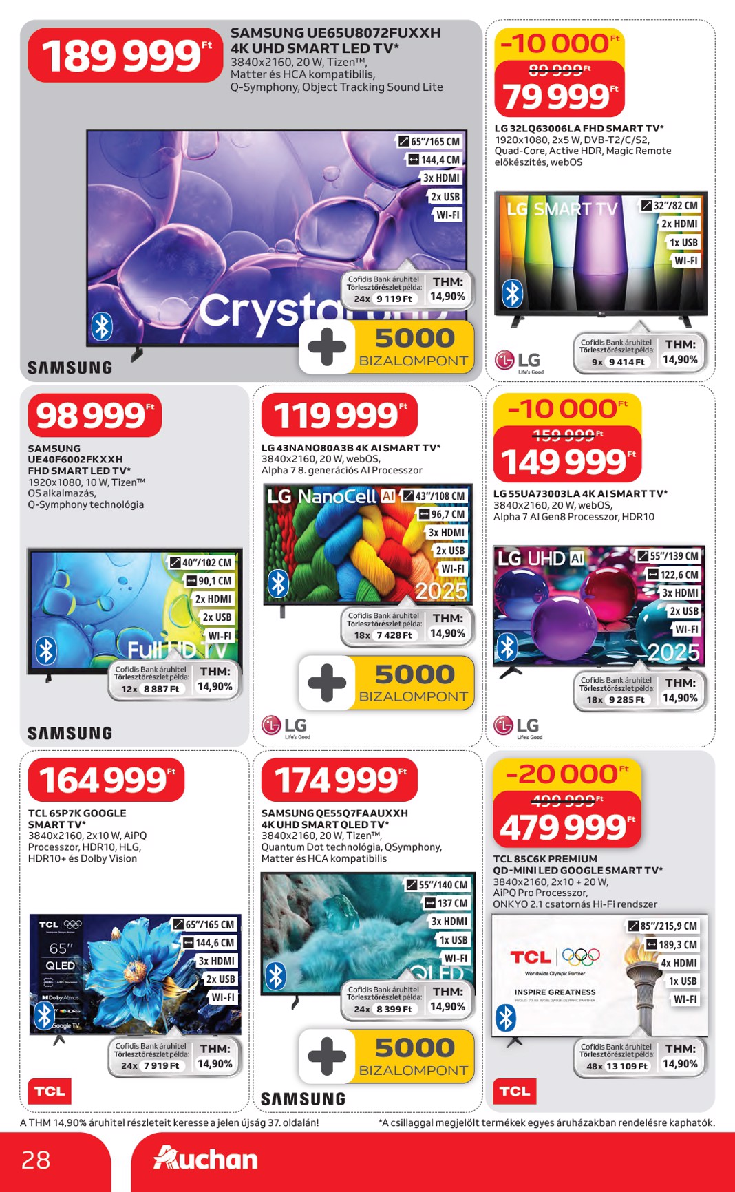 auchan - Auchan Hipermarket - Kedvenc Márkáink akciós újság, érvényes 2026.02.05. - 2026.02.18. - page: 28