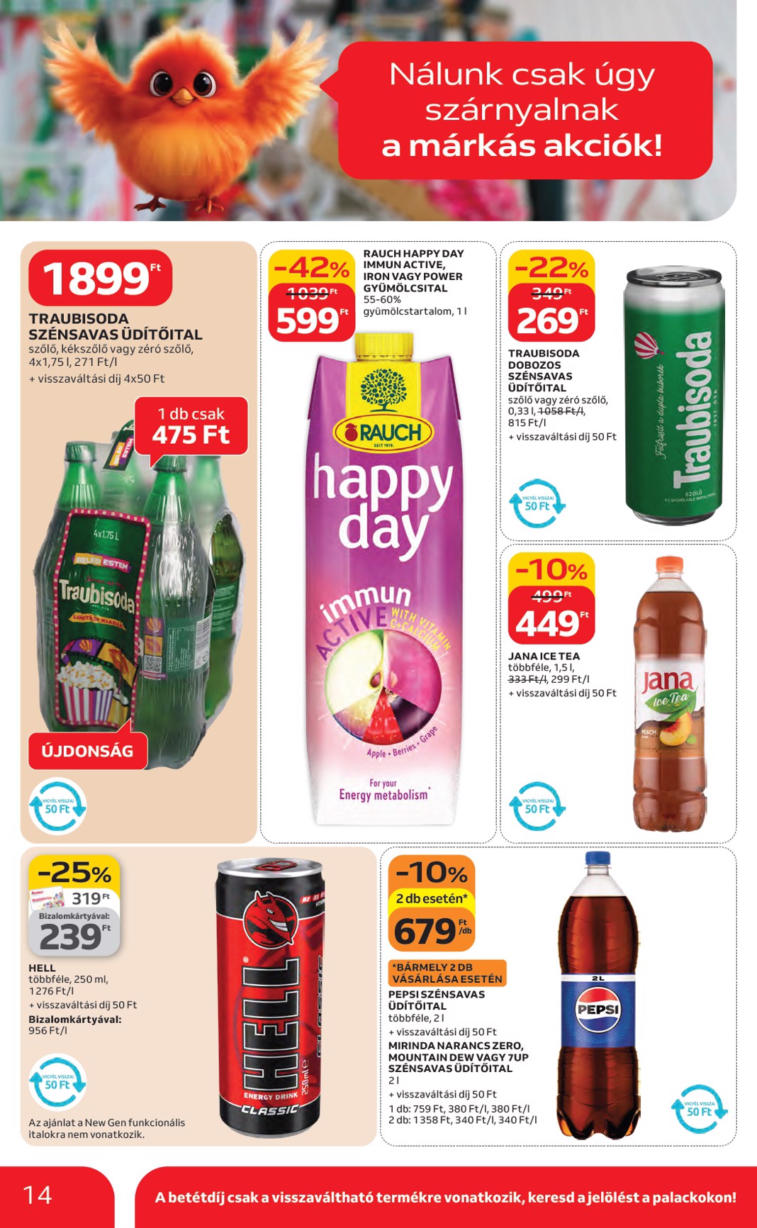 auchan - Auchan Hipermarket - Kedvenc Márkáink akciós újság, érvényes 2026.02.05. - 2026.02.18. - page: 14