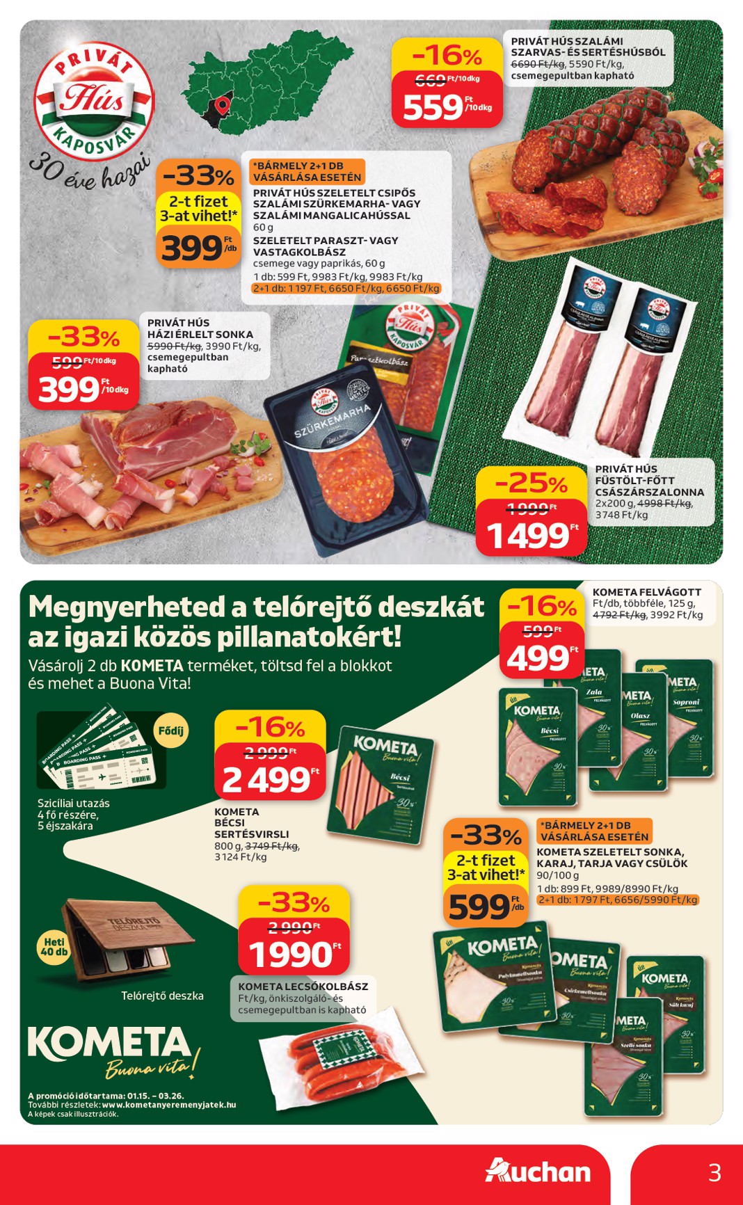 auchan - Auchan Hipermarket - Kedvenc Márkáink akciós újság, érvényes 2026.02.05. - 2026.02.18. - page: 3