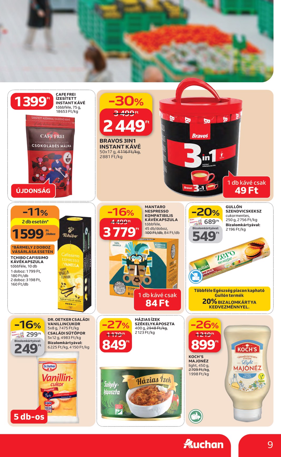 auchan - Auchan Hipermarket - Kedvenc Márkáink akciós újság, érvényes 2026.02.05. - 2026.02.18. - page: 9