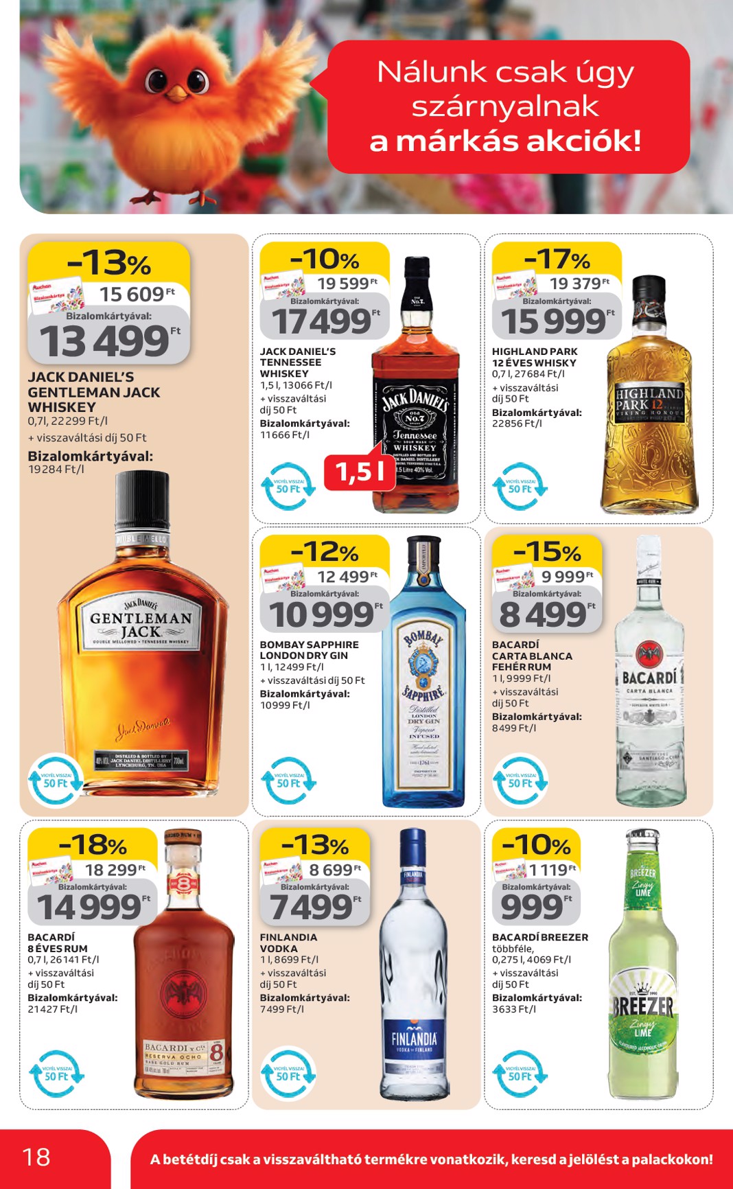 auchan - Auchan Hipermarket - Kedvenc Márkáink akciós újság, érvényes 2026.02.05. - 2026.02.18. - page: 18