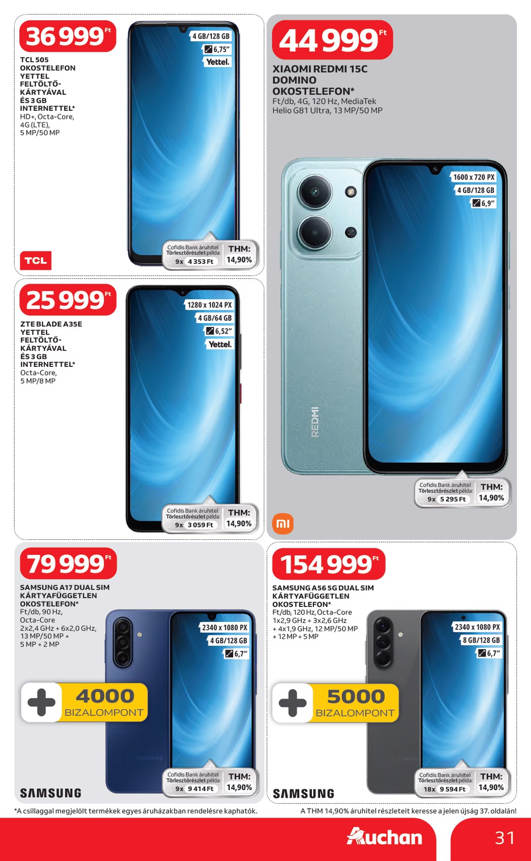 auchan - Auchan Hipermarket - Kedvenc Márkáink akciós újság, érvényes 2026.02.05. - 2026.02.18. - page: 31