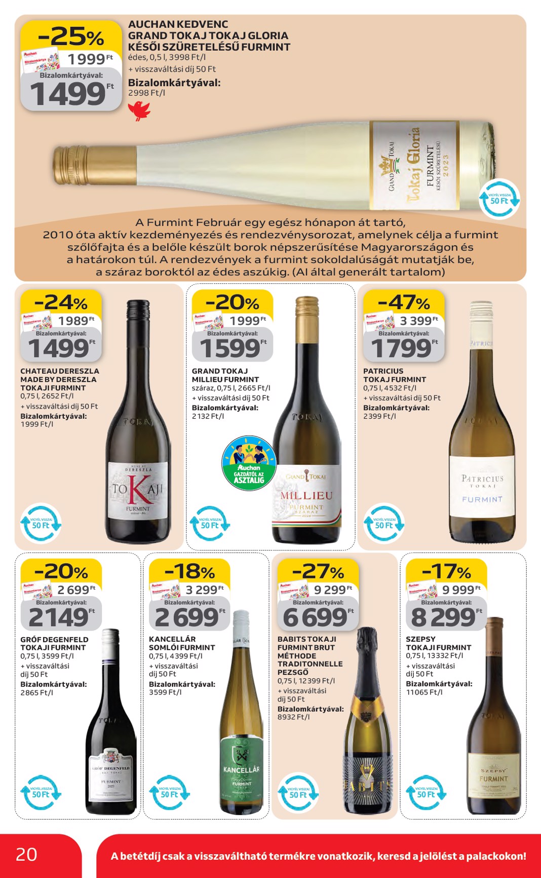 auchan - Auchan Hipermarket - Kedvenc Márkáink akciós újság, érvényes 2026.02.05. - 2026.02.18. - page: 20