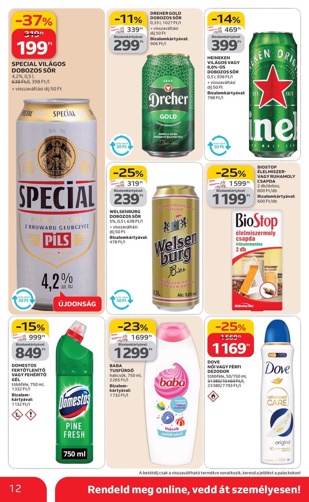 auchan - Auchan szupermarket akciós újság, érvényes 2026.02.12. - 2026.02.18. - page: 12