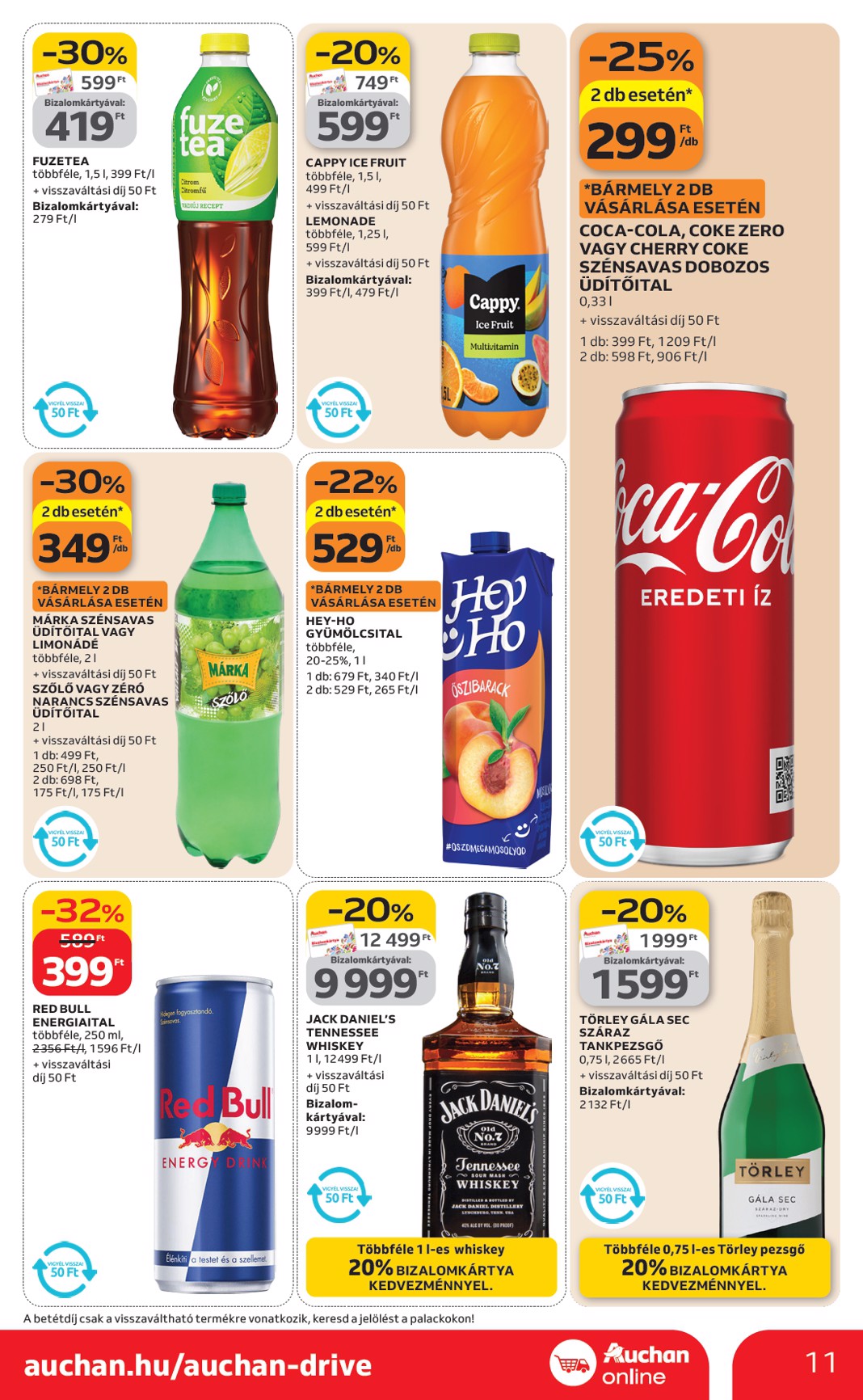 auchan - Auchan szupermarket akciós újság, érvényes 2026.02.12. - 2026.02.18. - page: 11