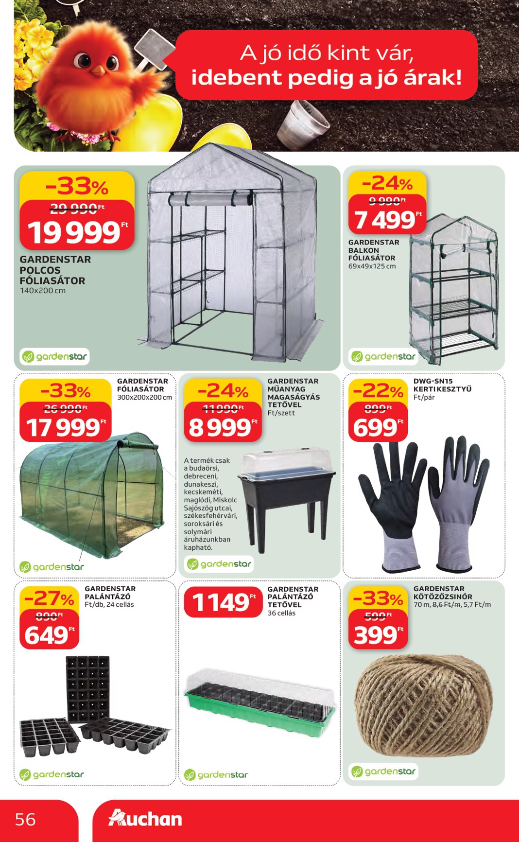 auchan - Auchan Hipermarket akciós újság, érvényes 2026.02.12. - 2026.02.18. - page: 56