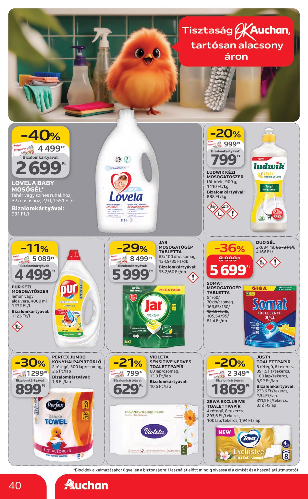 auchan - Auchan Hipermarket akciós újság, érvényes 2026.02.12. - 2026.02.18. - page: 40