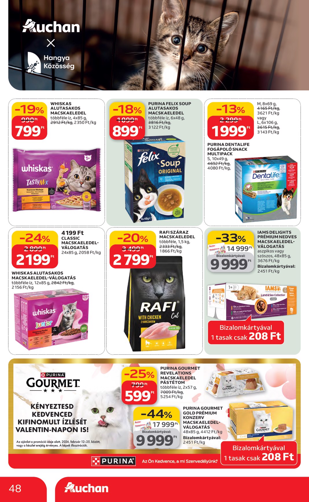 auchan - Auchan Hipermarket akciós újság, érvényes 2026.02.12. - 2026.02.18. - page: 48
