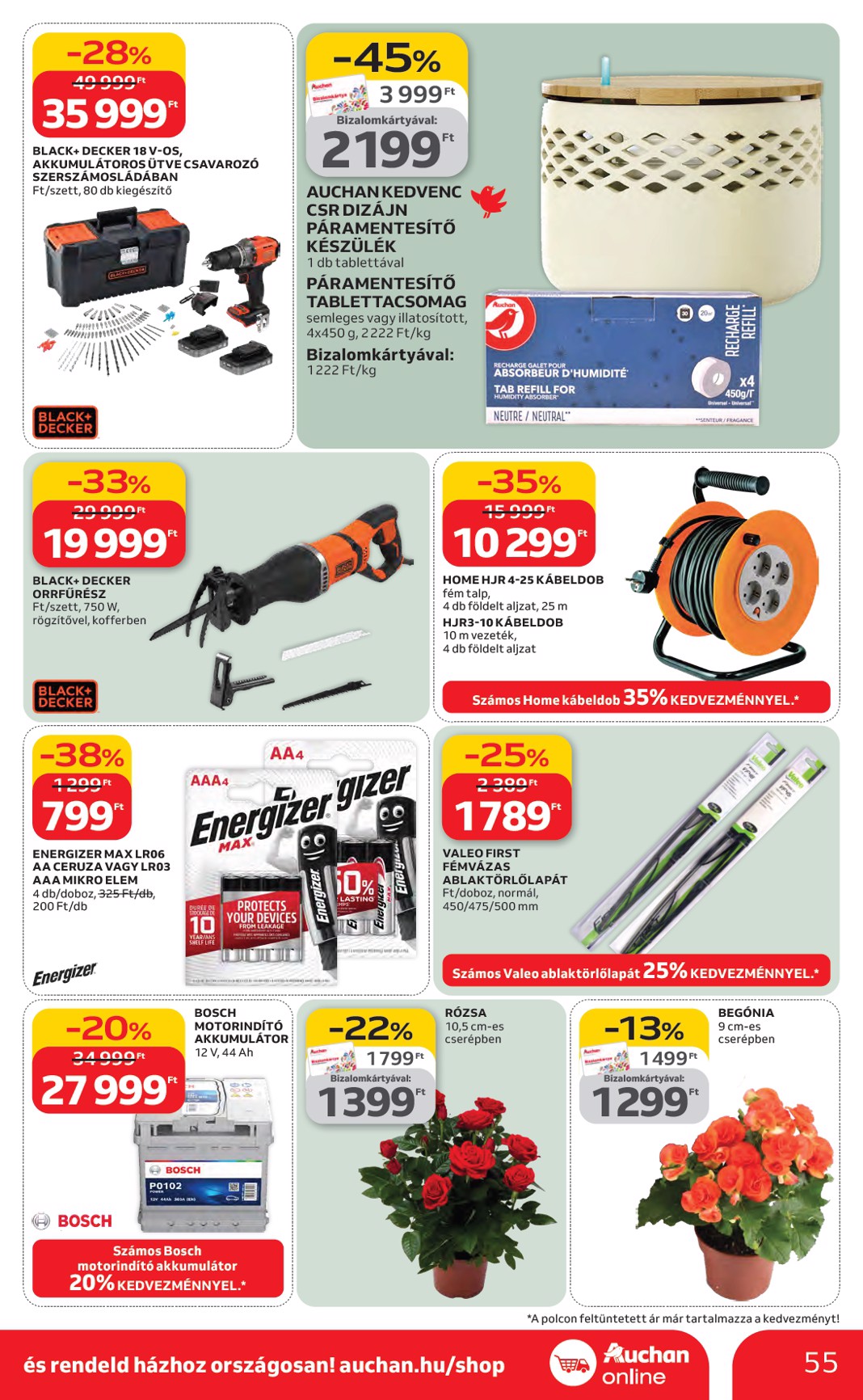 auchan - Auchan Hipermarket akciós újság, érvényes 2026.02.12. - 2026.02.18. - page: 55