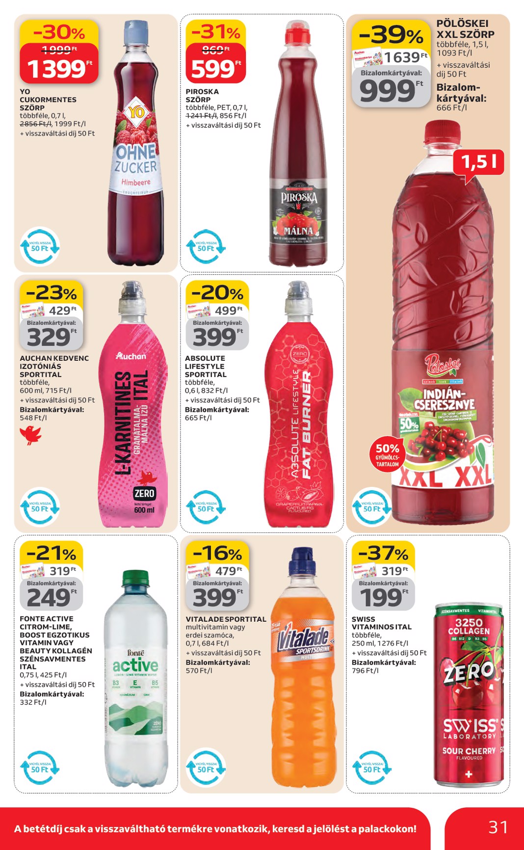 auchan - Auchan Hipermarket akciós újság, érvényes 2026.02.12. - 2026.02.18. - page: 31