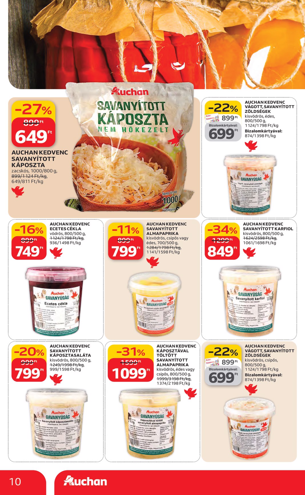 auchan - Auchan Hipermarket akciós újság, érvényes 2026.02.12. - 2026.02.18. - page: 10