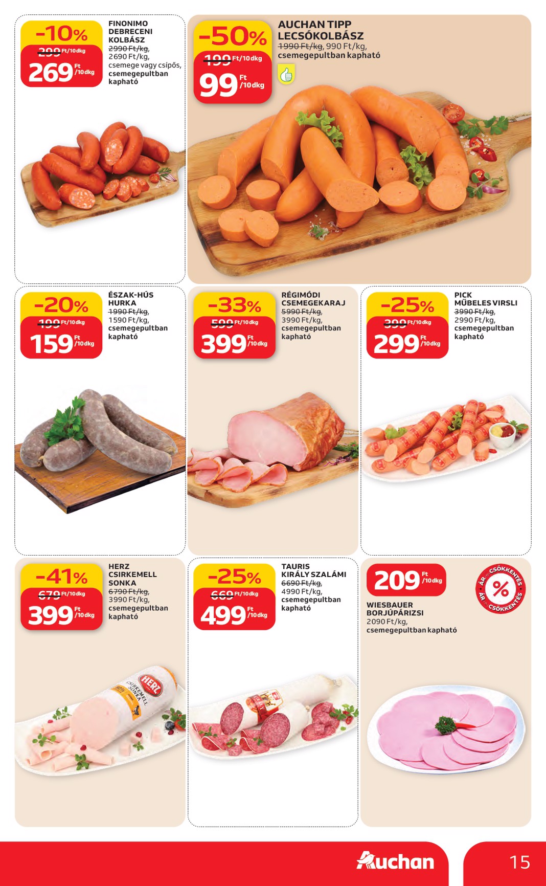 auchan - Auchan Hipermarket akciós újság, érvényes 2026.02.12. - 2026.02.18. - page: 15