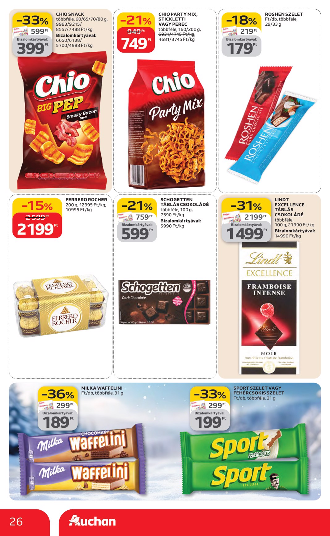 auchan - Auchan Hipermarket akciós újság, érvényes 2026.02.12. - 2026.02.18. - page: 26