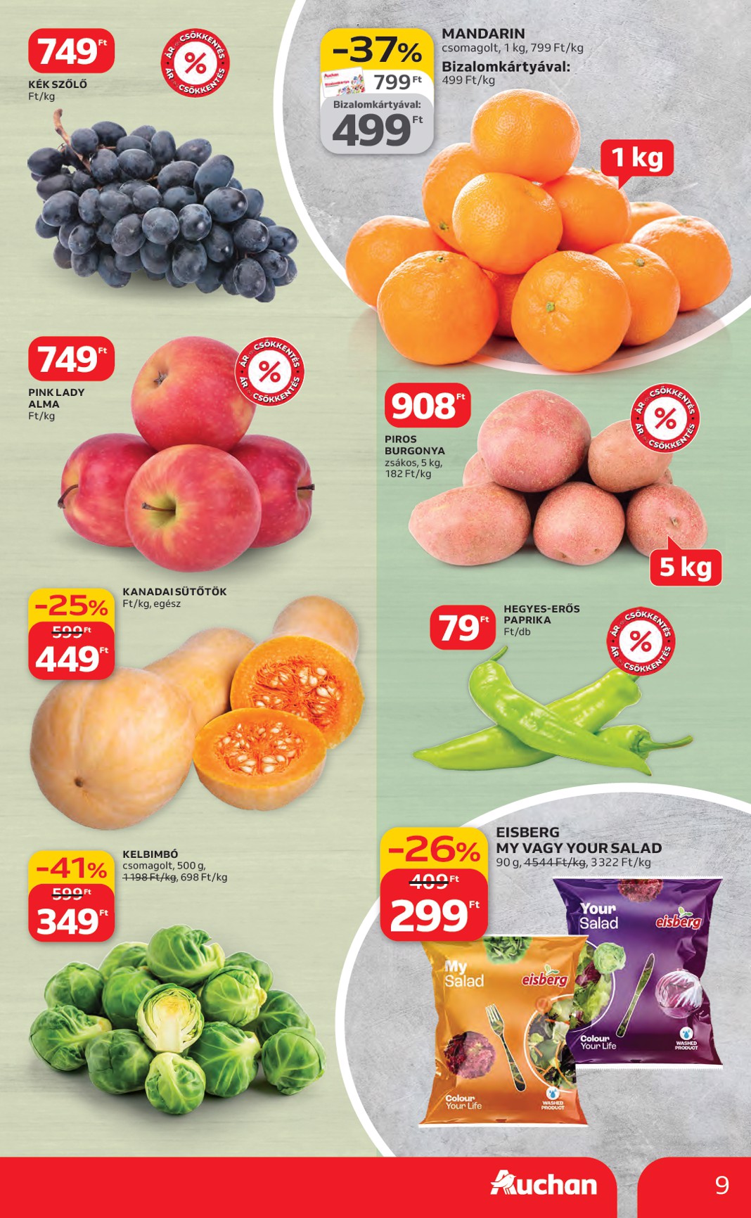 auchan - Auchan Hipermarket akciós újság, érvényes 2026.02.12. - 2026.02.18. - page: 9