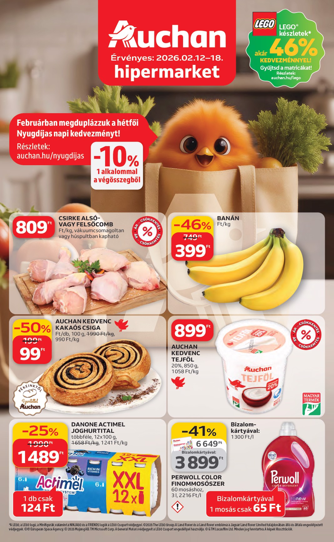 auchan - Auchan Hipermarket akciós újság, érvényes 2026.02.12. - 2026.02.18.