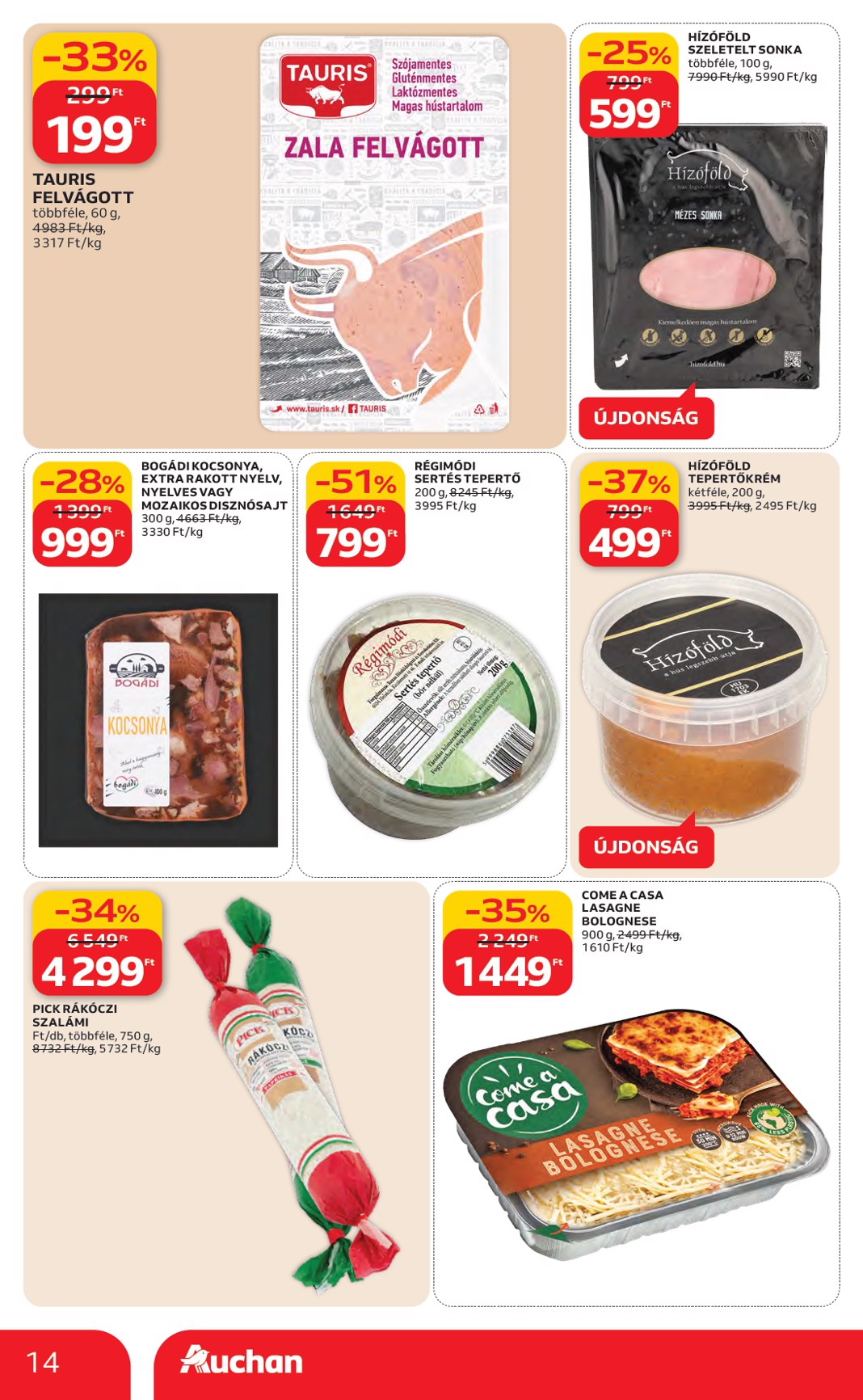 auchan - Auchan Hipermarket akciós újság, érvényes 2026.02.12. - 2026.02.18. - page: 14