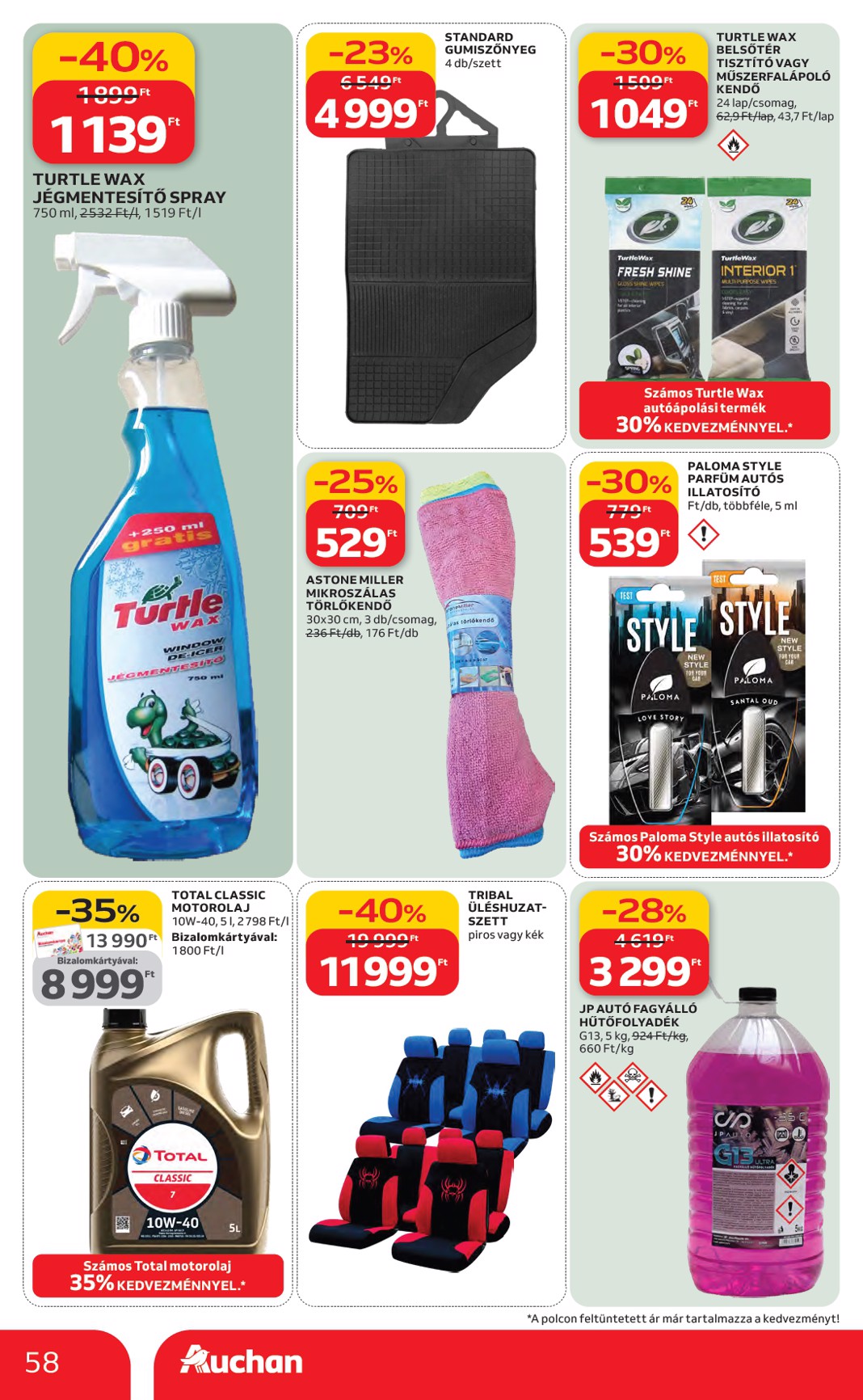 auchan - Auchan Hipermarket akciós újság, érvényes 2026.02.12. - 2026.02.18. - page: 58