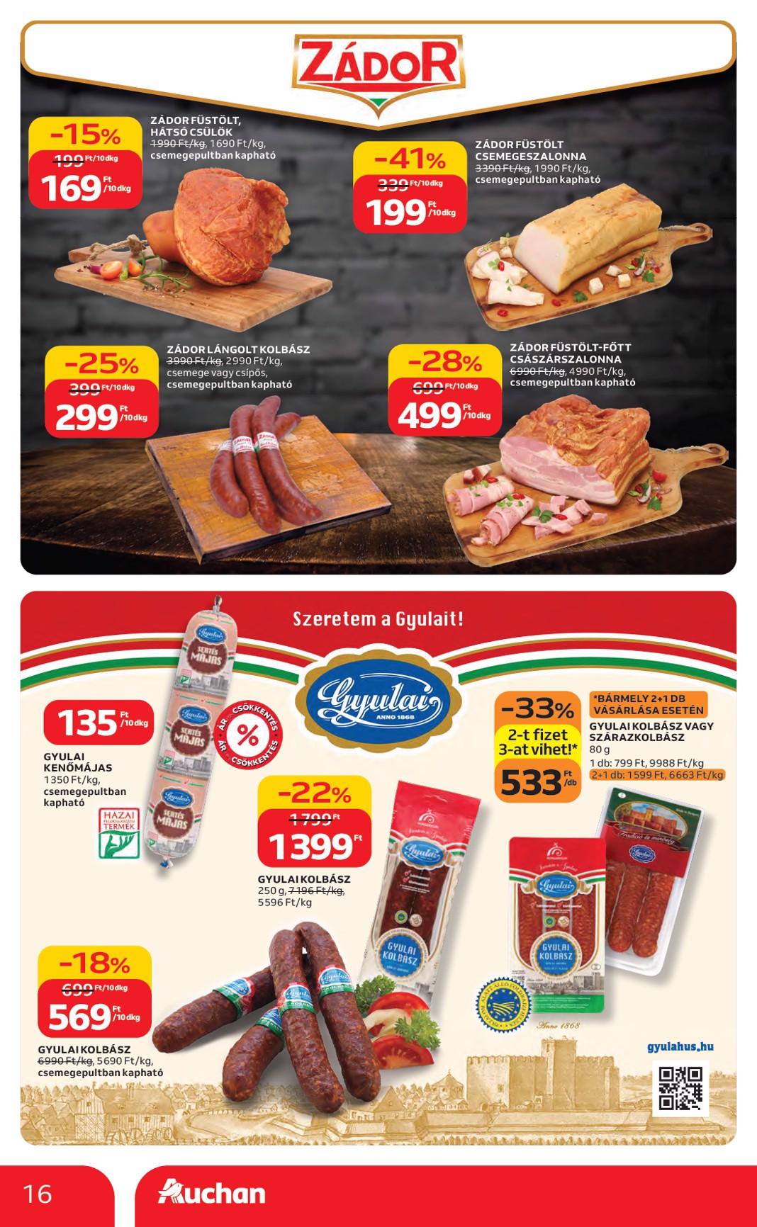 auchan - Auchan Hipermarket akciós újság, érvényes 2026.02.12. - 2026.02.18. - page: 16