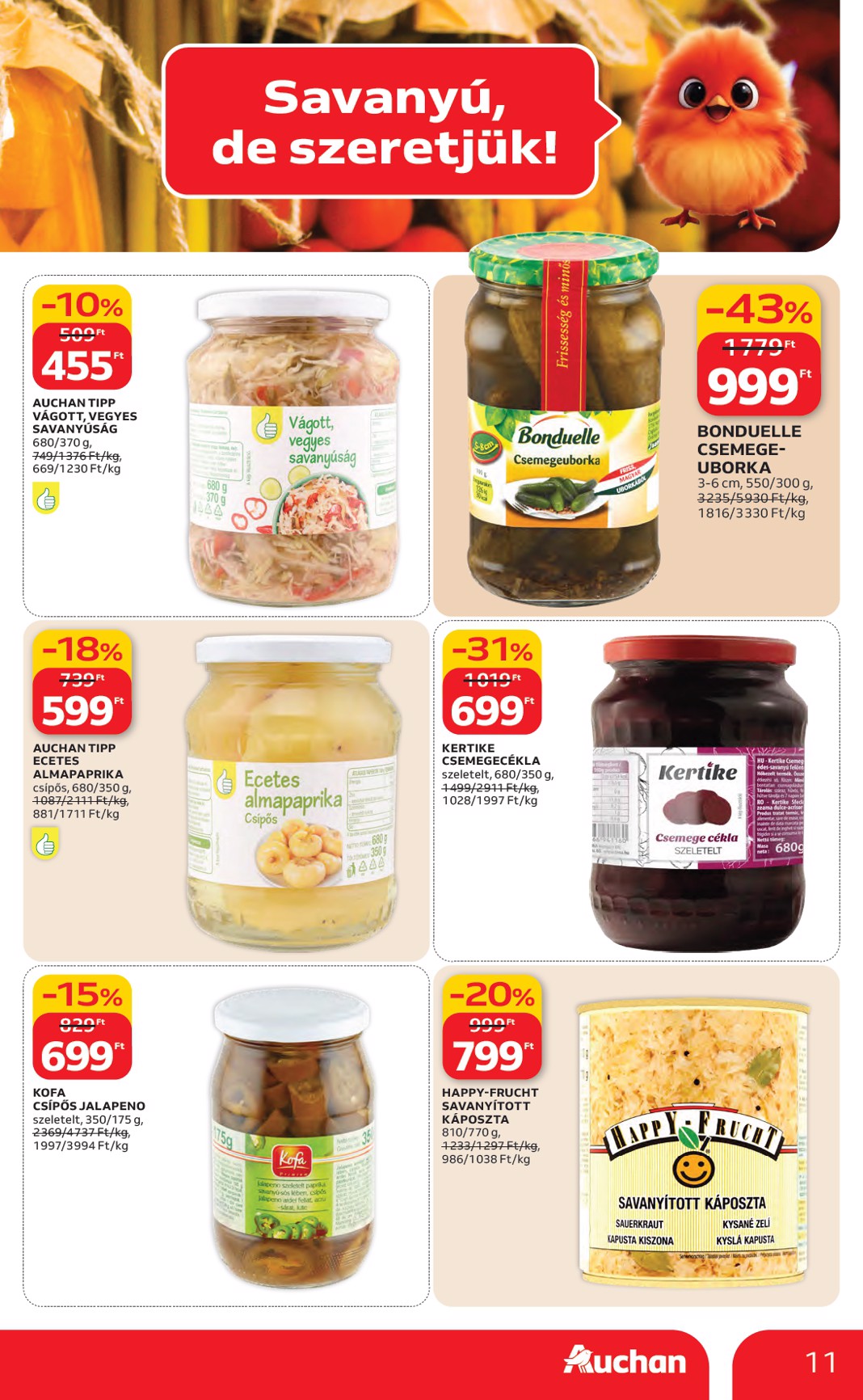 auchan - Auchan Hipermarket akciós újság, érvényes 2026.02.12. - 2026.02.18. - page: 11