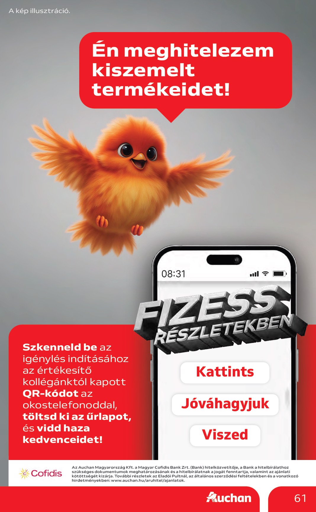 auchan - Auchan Hipermarket akciós újság, érvényes 2026.02.12. - 2026.02.18. - page: 61