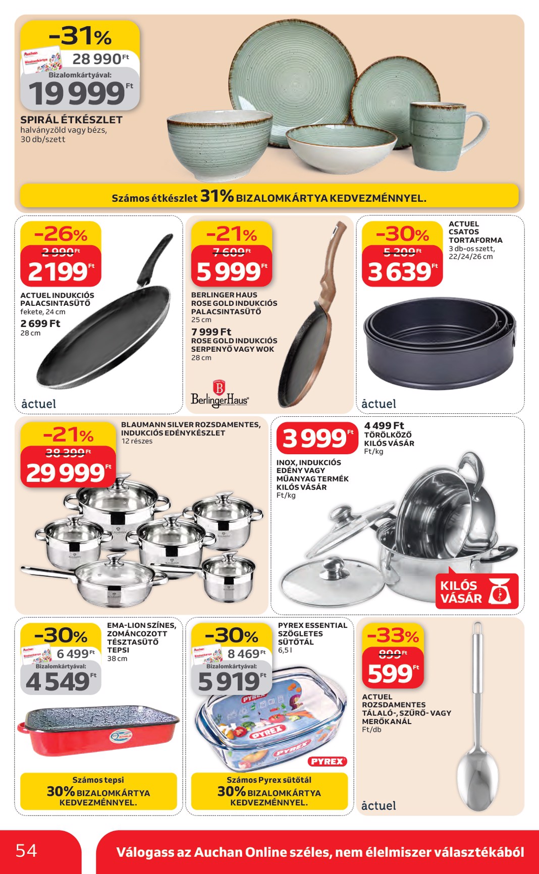 auchan - Auchan Hipermarket akciós újság, érvényes 2026.02.12. - 2026.02.18. - page: 54