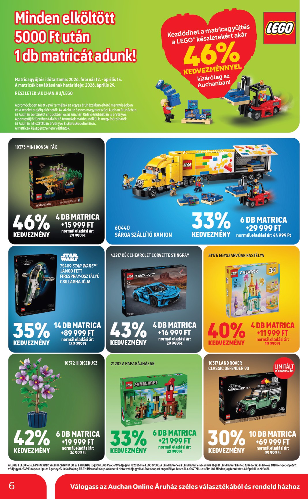 auchan - Auchan szupermarket akciós újság, érvényes 2026.02.19. - 2026.02.25. - page: 6