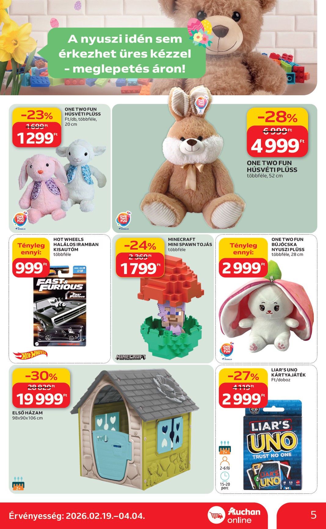 auchan - Auchan szupermarket akciós újság, érvényes 2026.02.19. - 2026.02.25. - page: 5