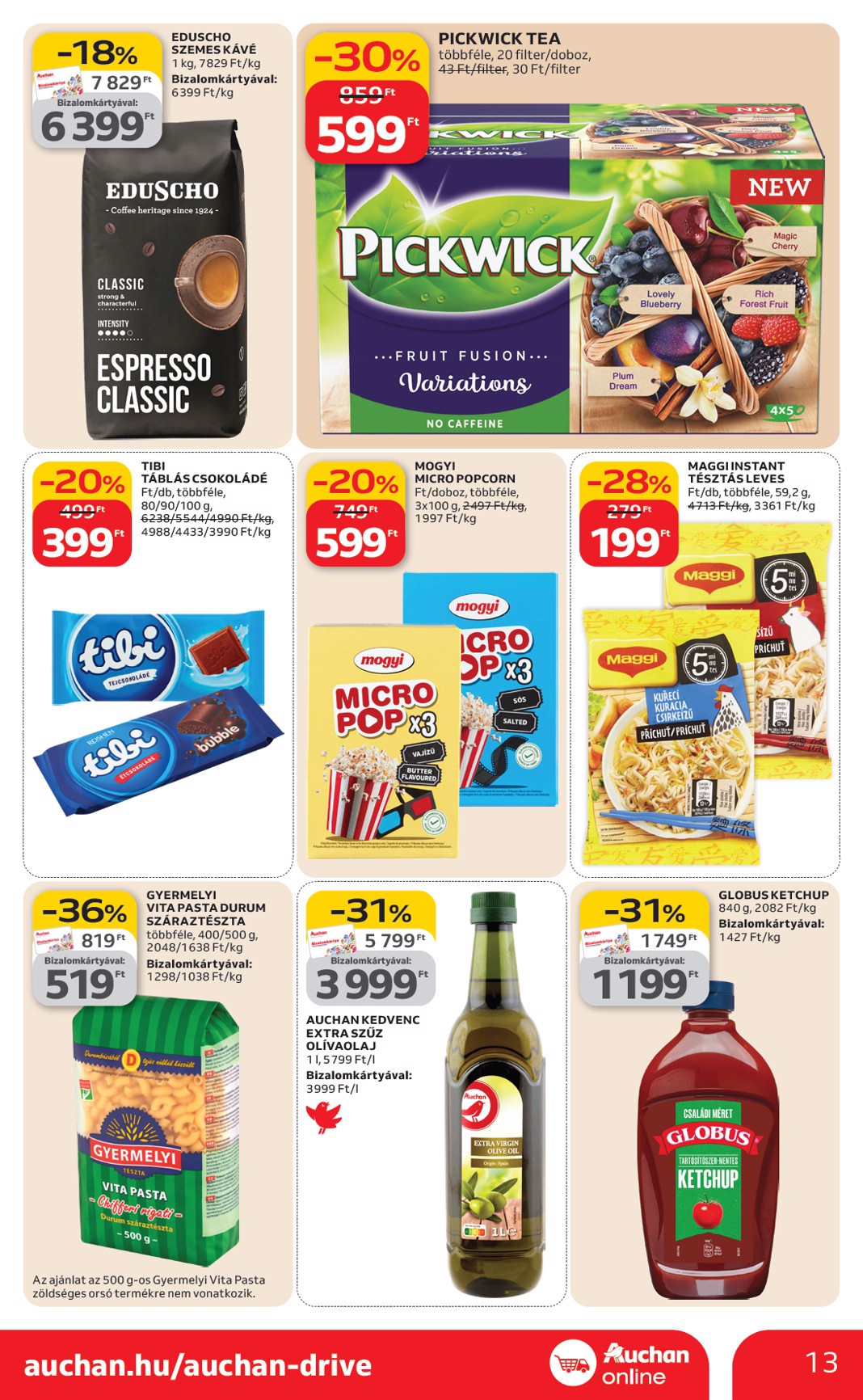 auchan - Auchan szupermarket akciós újság, érvényes 2026.02.19. - 2026.02.25. - page: 13