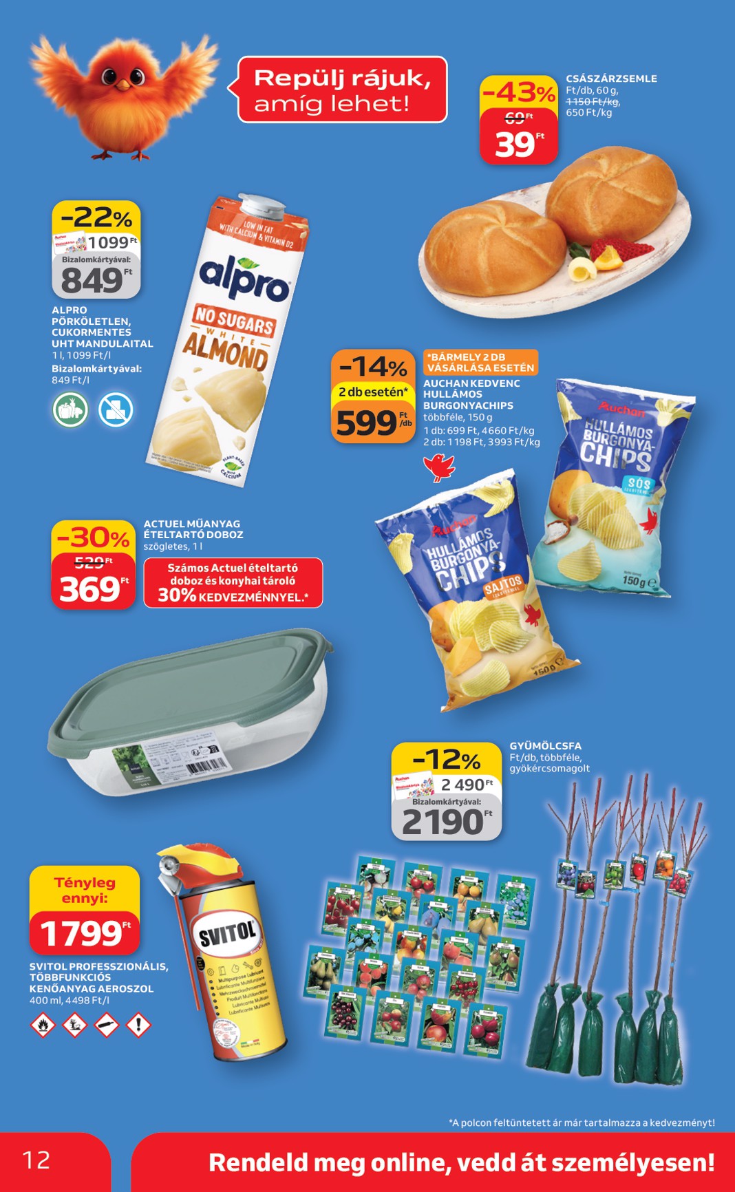 auchan - Auchan szupermarket akciós újság, érvényes 2026.02.19. - 2026.02.25. - page: 12