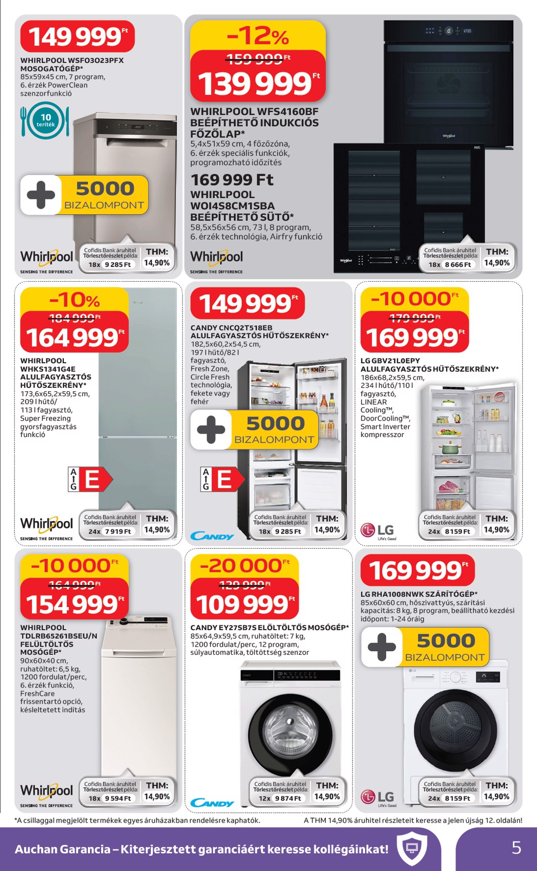 auchan - Auchan hipermarket - Elektronikai ajánlataink akciós újság, érvényes 2026.02.19. - 2026.03.04. - page: 5